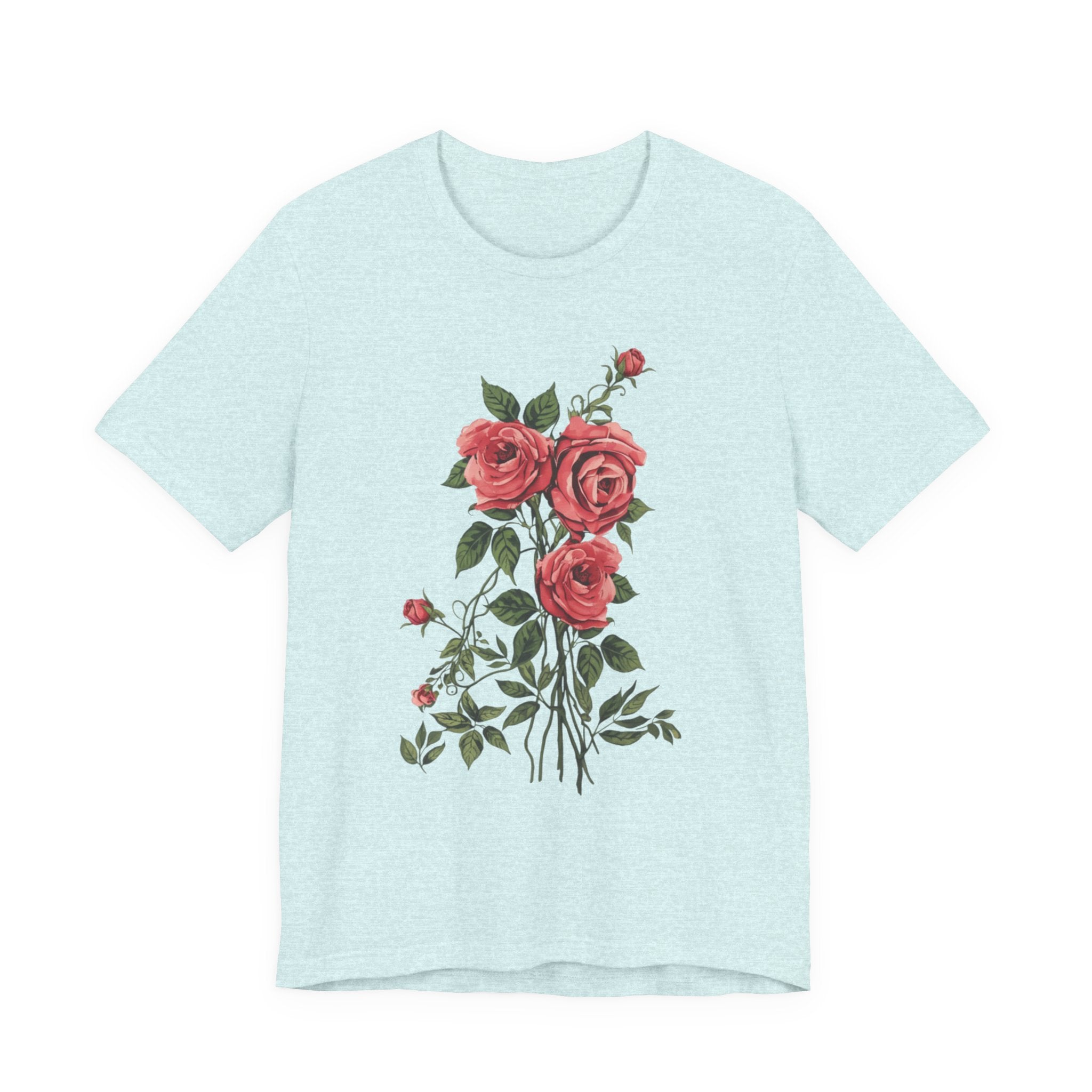 Roses Floral T-Shirt — Rose Bouquet Graphic Tee