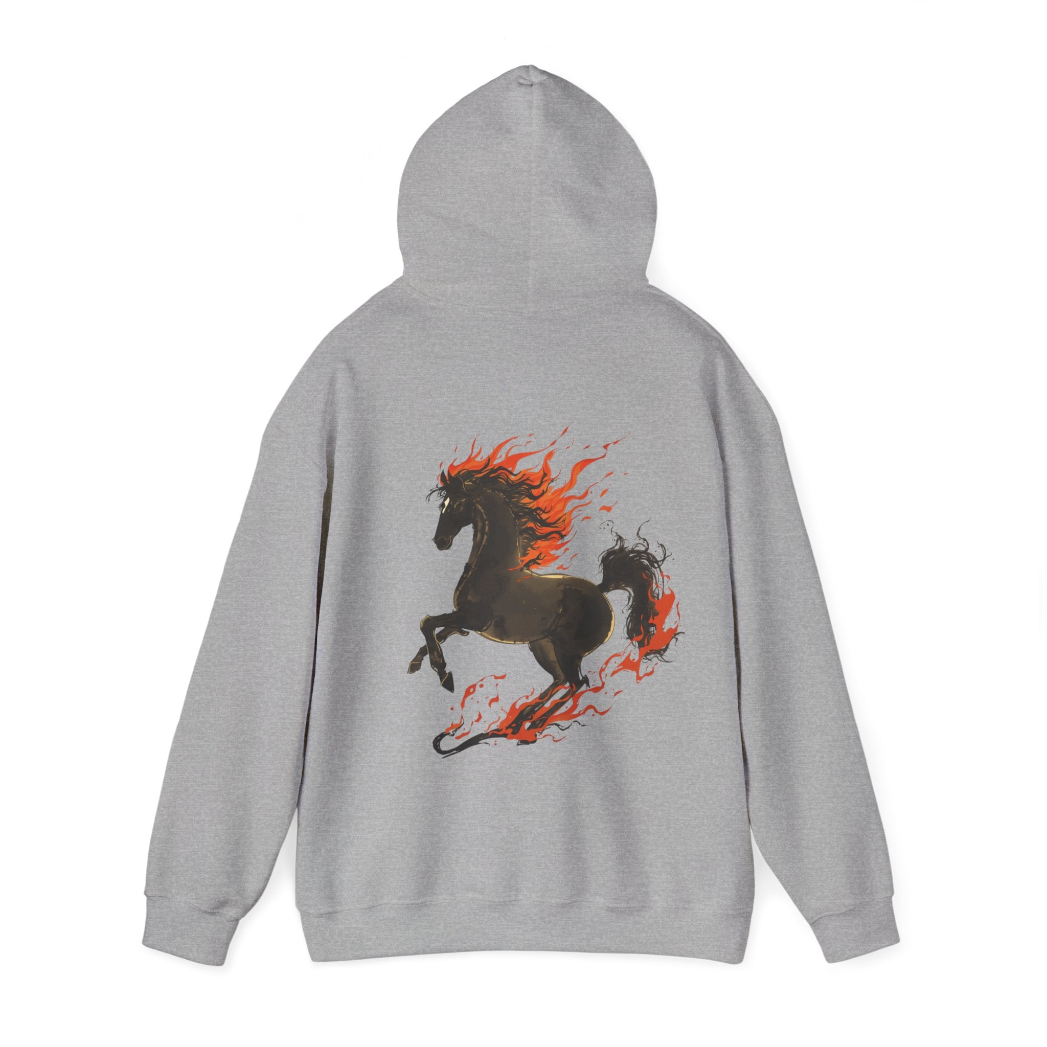 Cute "Elegant Fire Horse" Hoodie — Inspirational Sweatshirt