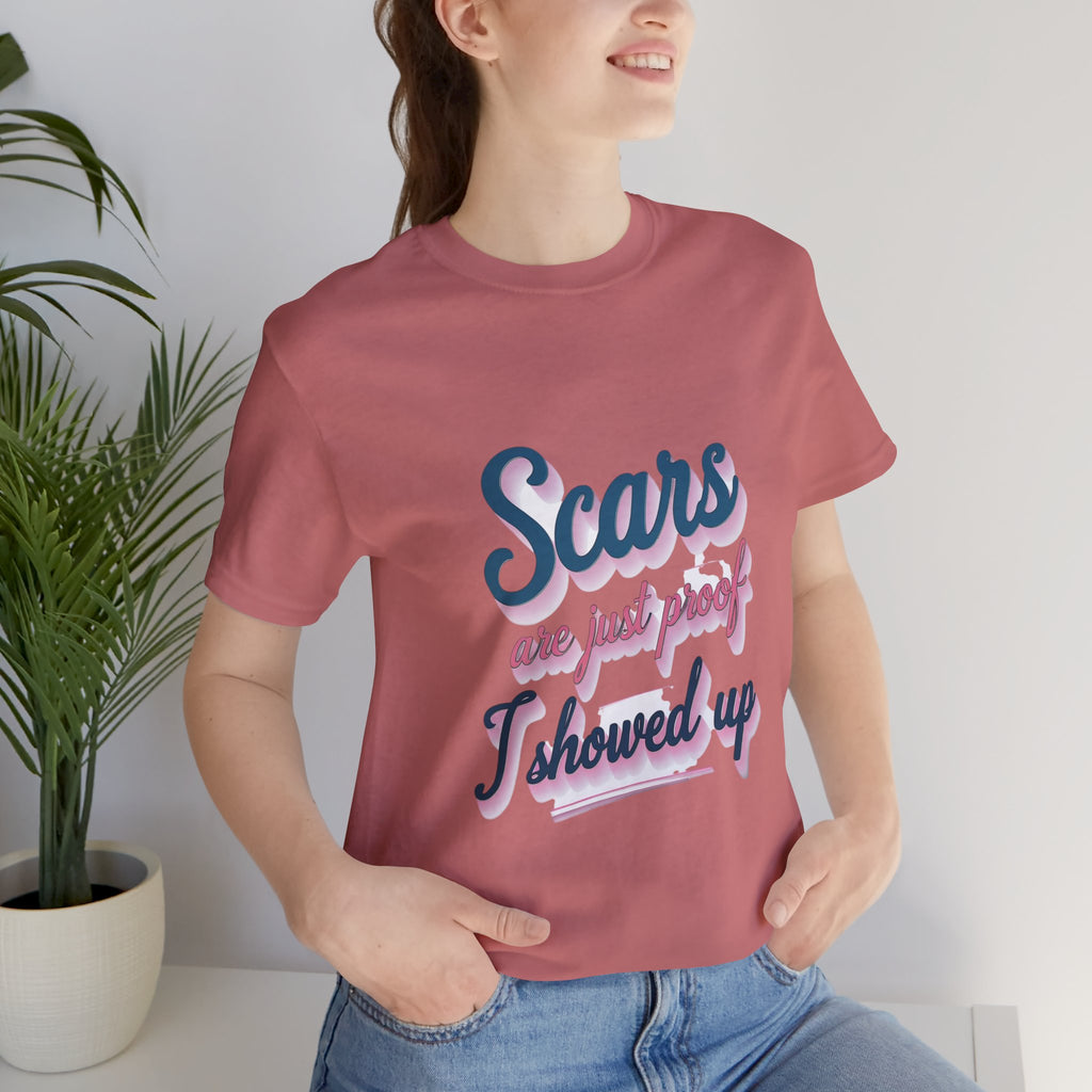 Cute Unisex "I Showed Up" Tee