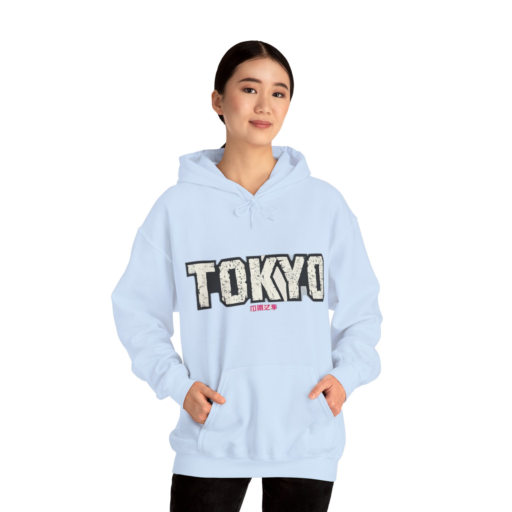 Unisex "Tokyo" Hoodie — Inspirational Katakana Sweatshirt