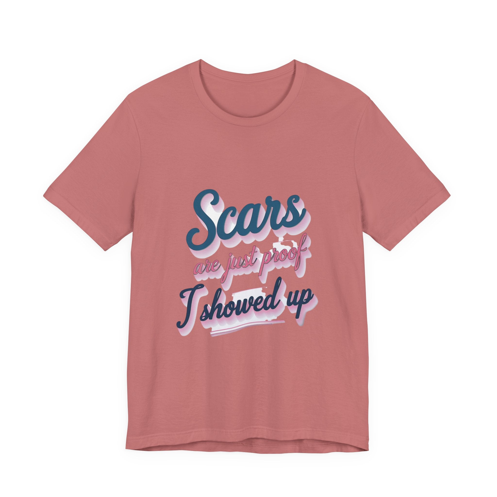 Cute Unisex "I Showed Up" Tee