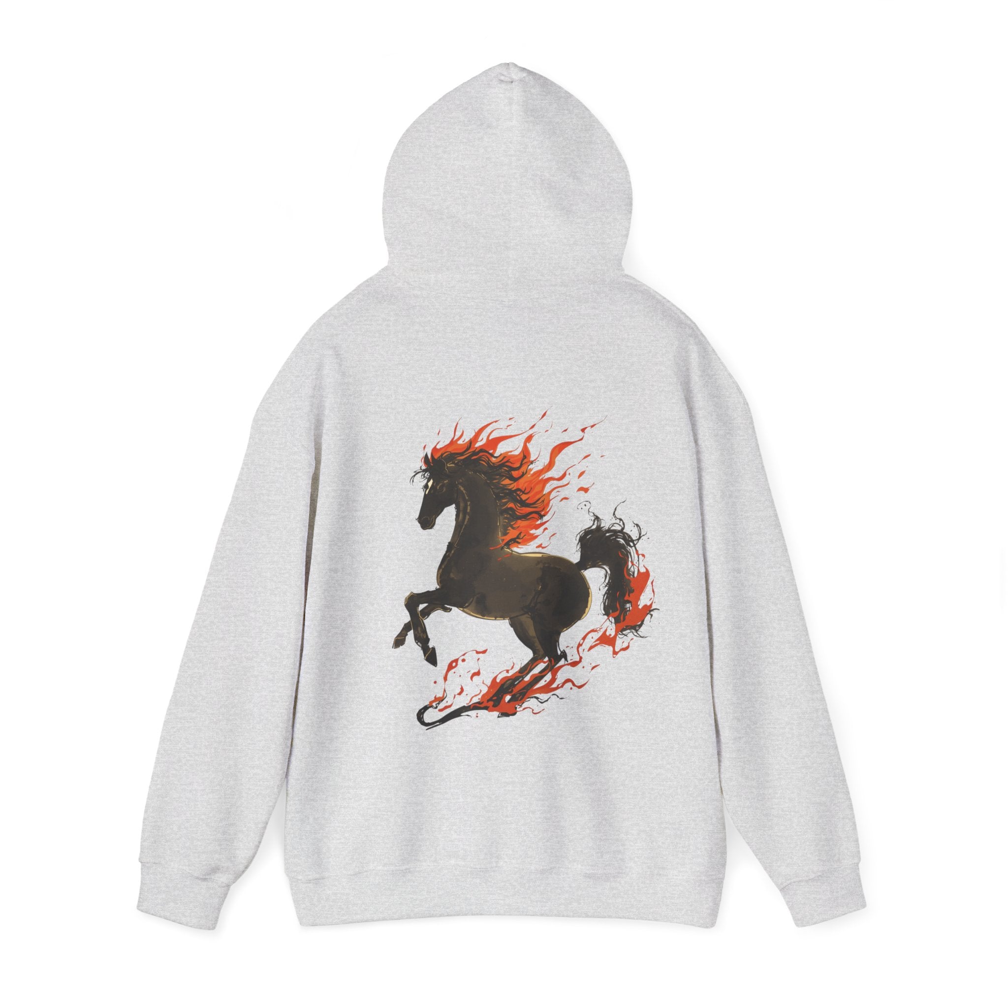 Cute "Elegant Fire Horse" Hoodie — Inspirational Sweatshirt