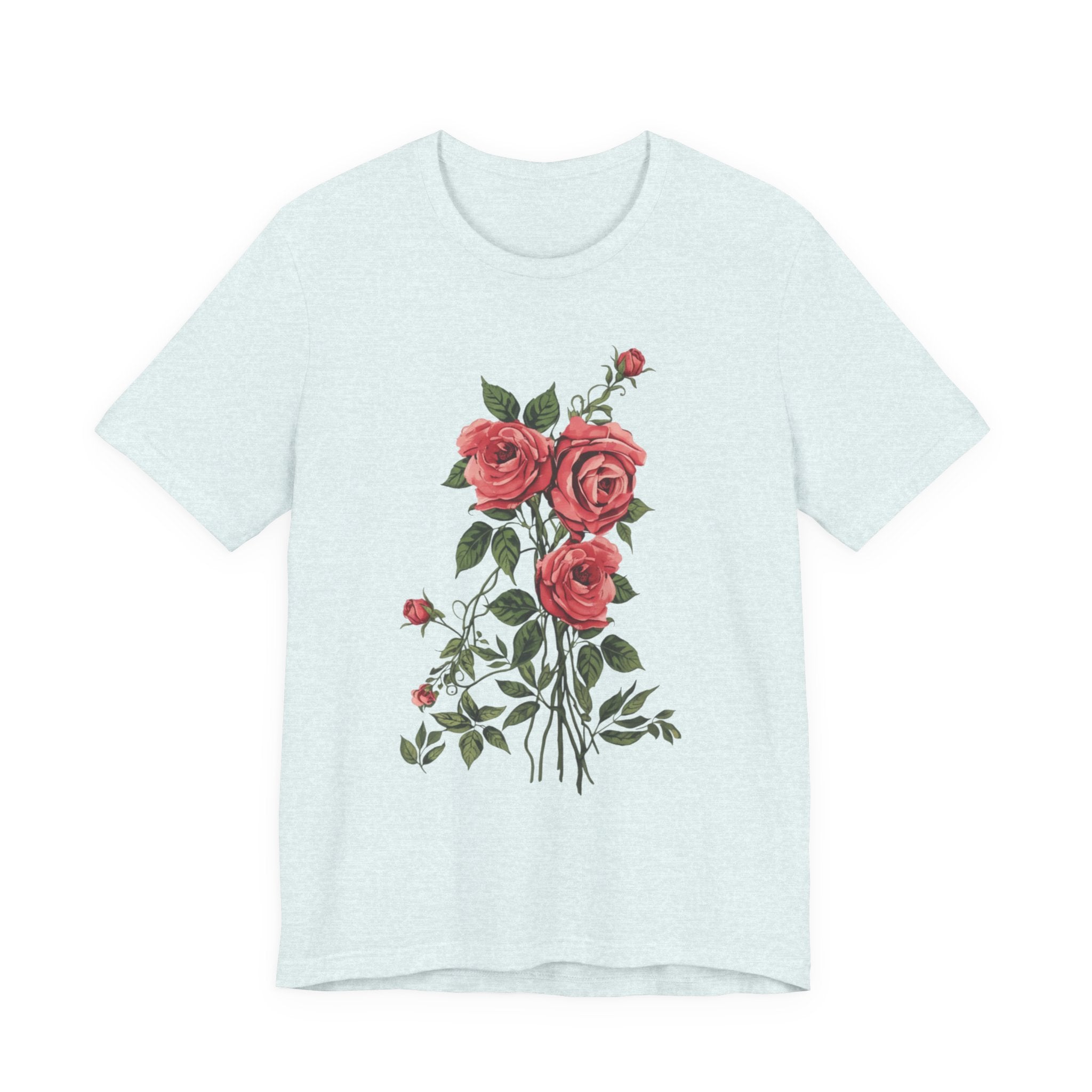 Roses Floral T-Shirt — Rose Bouquet Graphic Tee