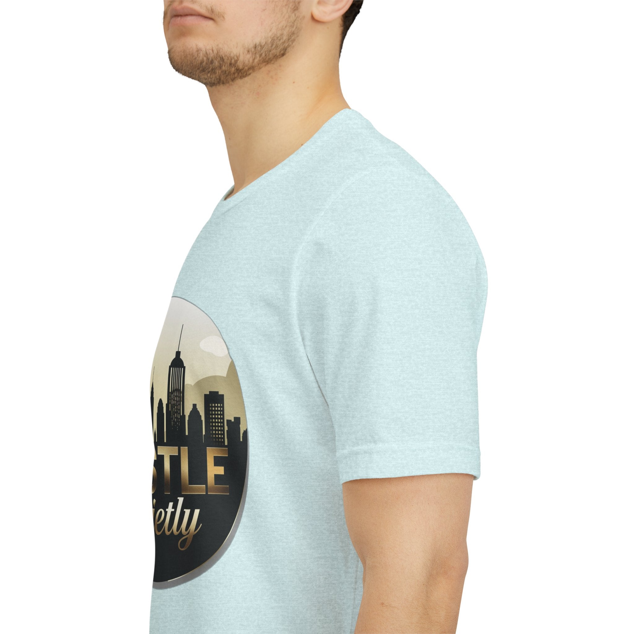 Bold HUSTLE QUIETLY Tee