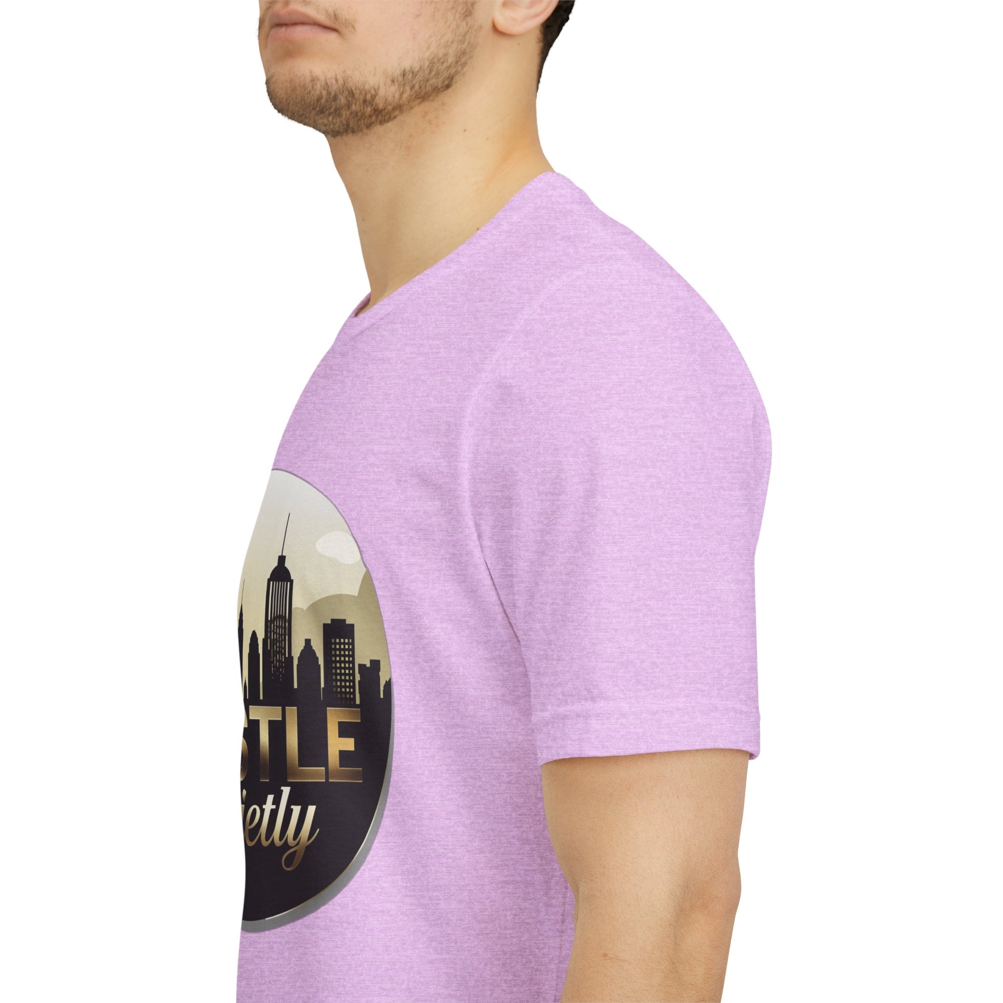 Bold HUSTLE QUIETLY Tee