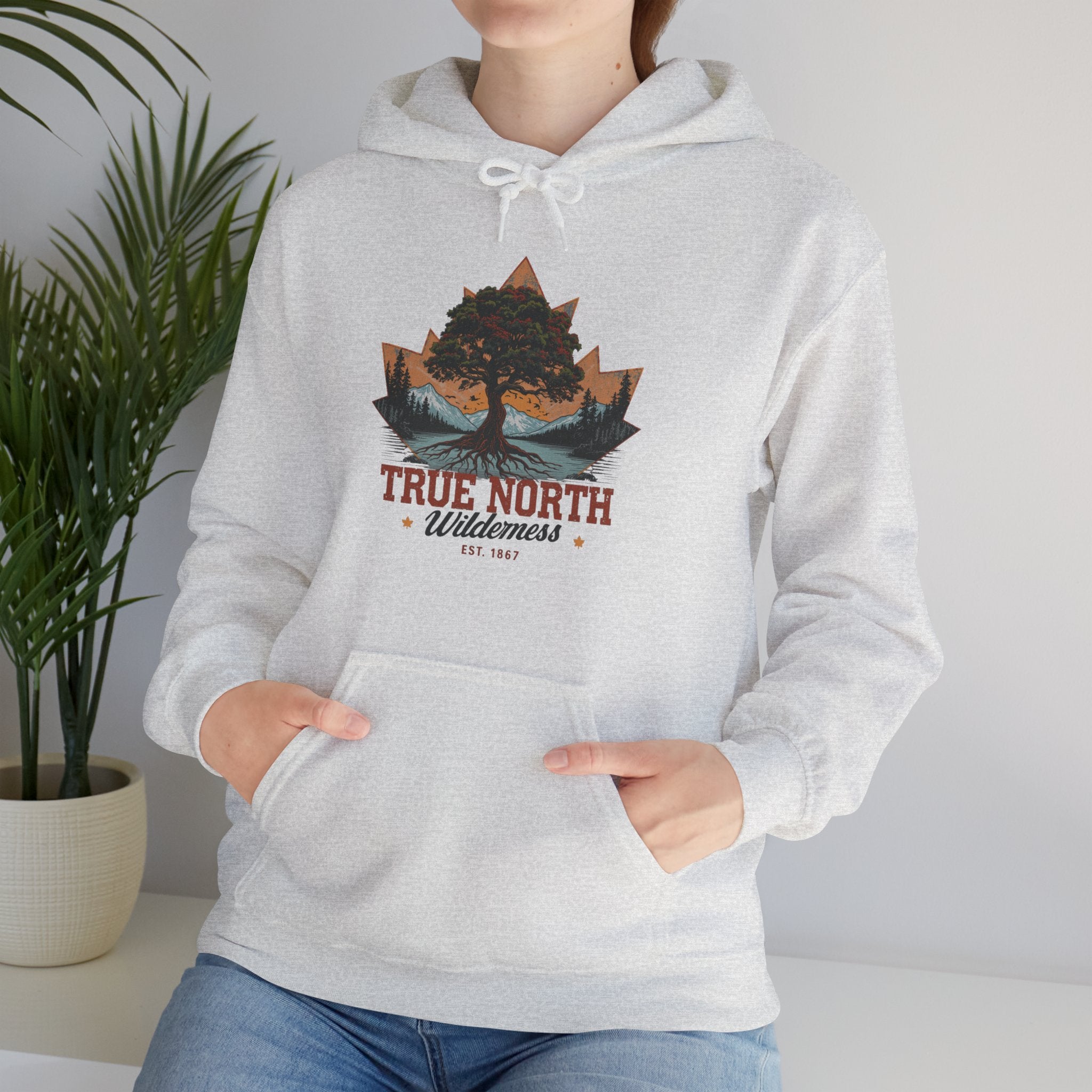 Cute "True North" Hoodie — Inspirational Sweatshirt