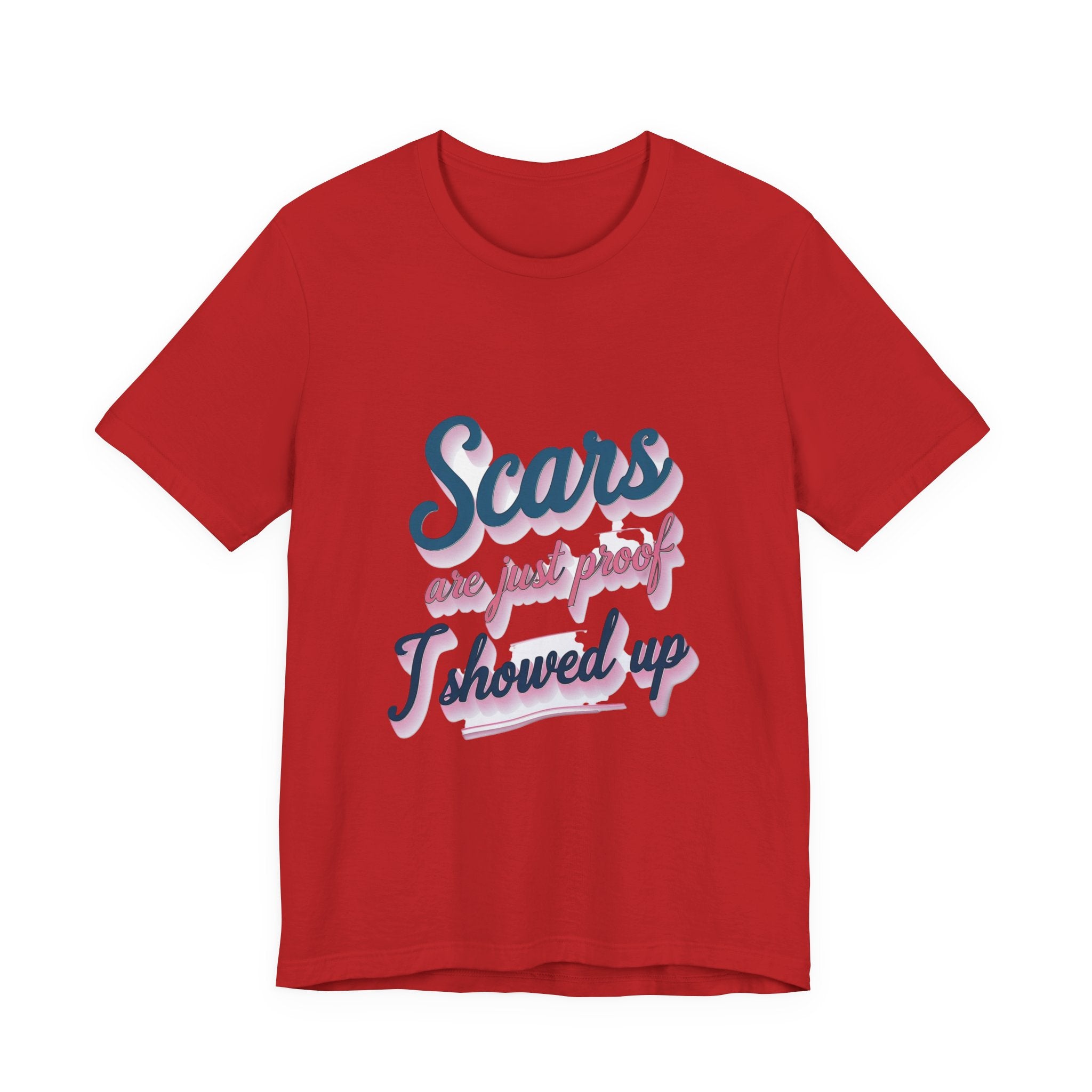 Cute Unisex "I Showed Up" Tee