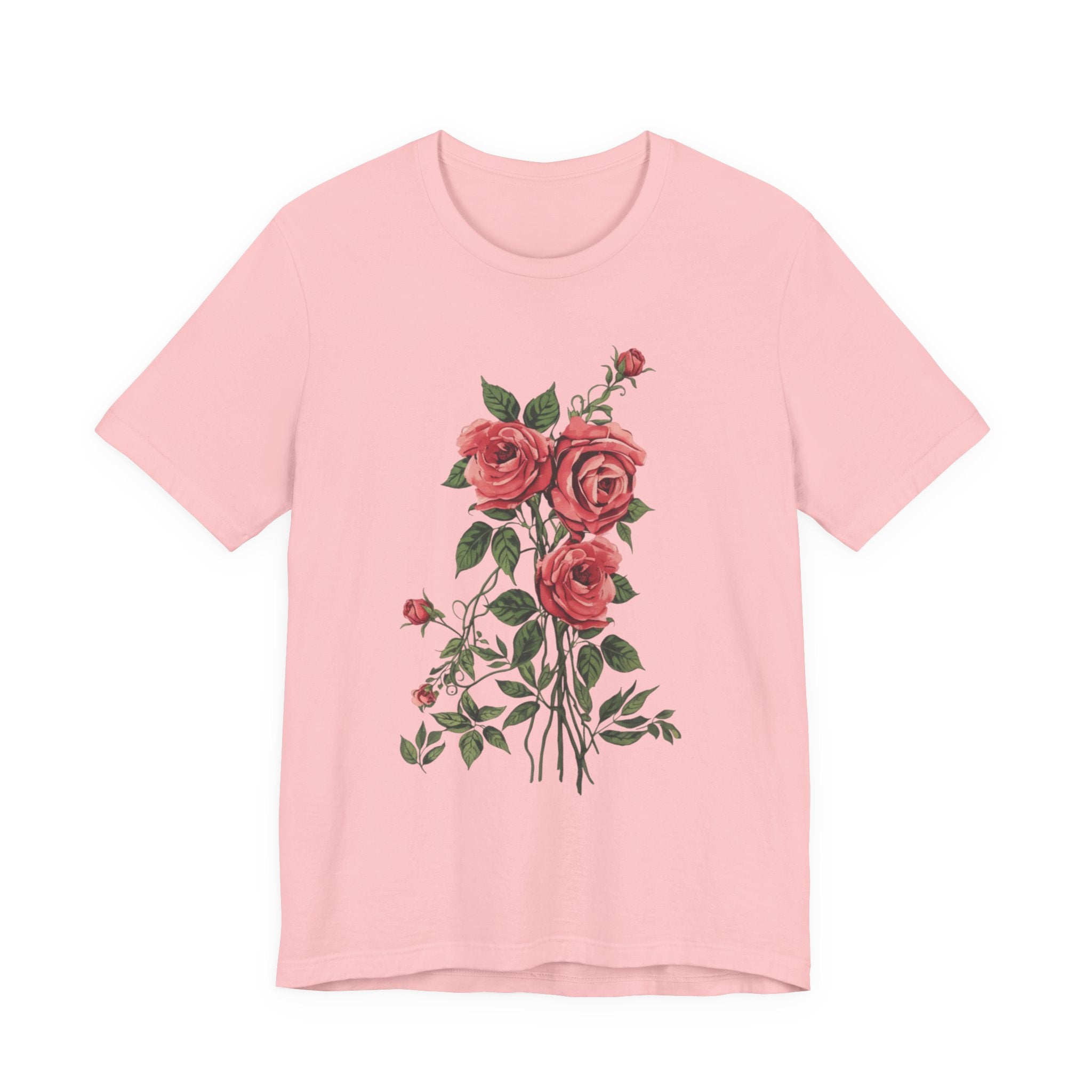 Roses Floral T-Shirt — Rose Bouquet Graphic Tee
