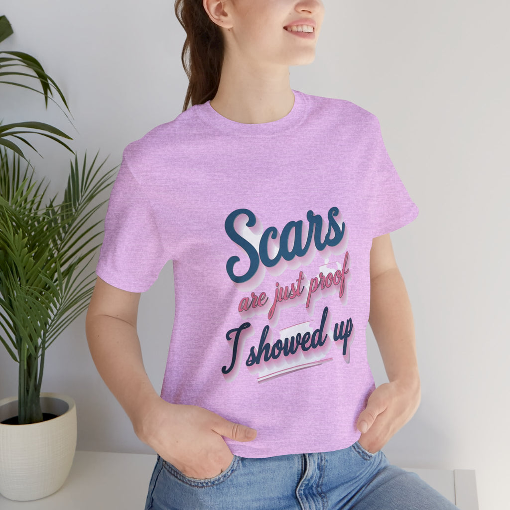 Cute Unisex "I Showed Up" Tee