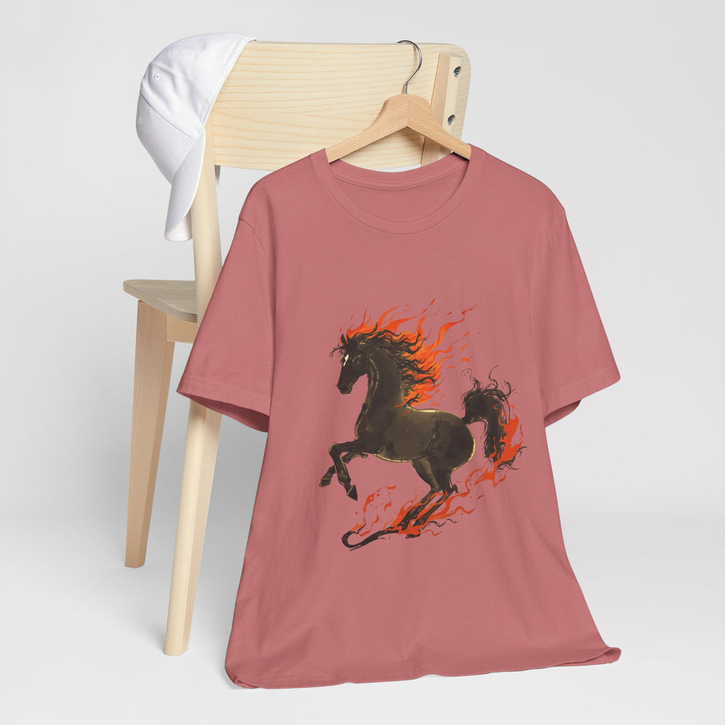 Unisex Majestic Fire Horse Tee
