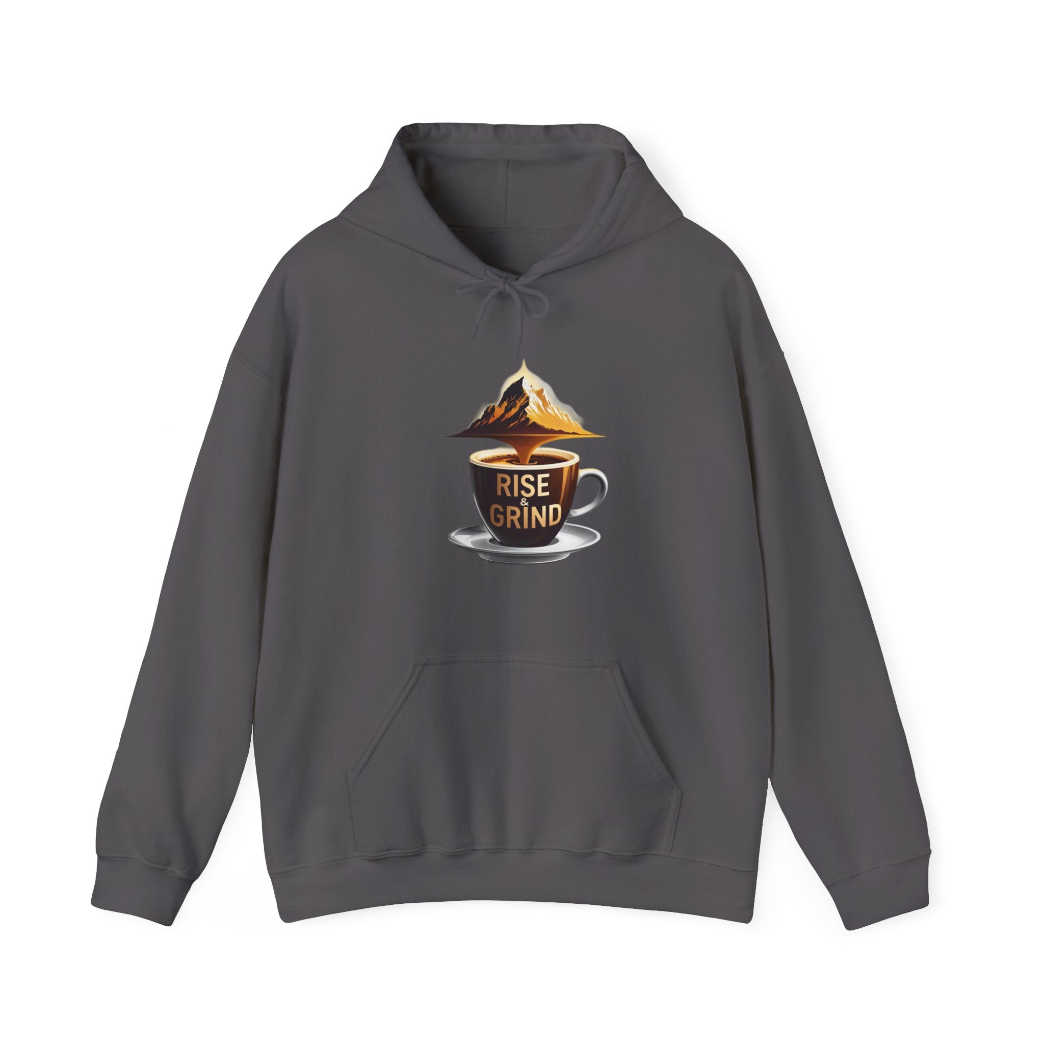Cute "Rise and Grind" Hoodie — Inspirational Sweatshirt