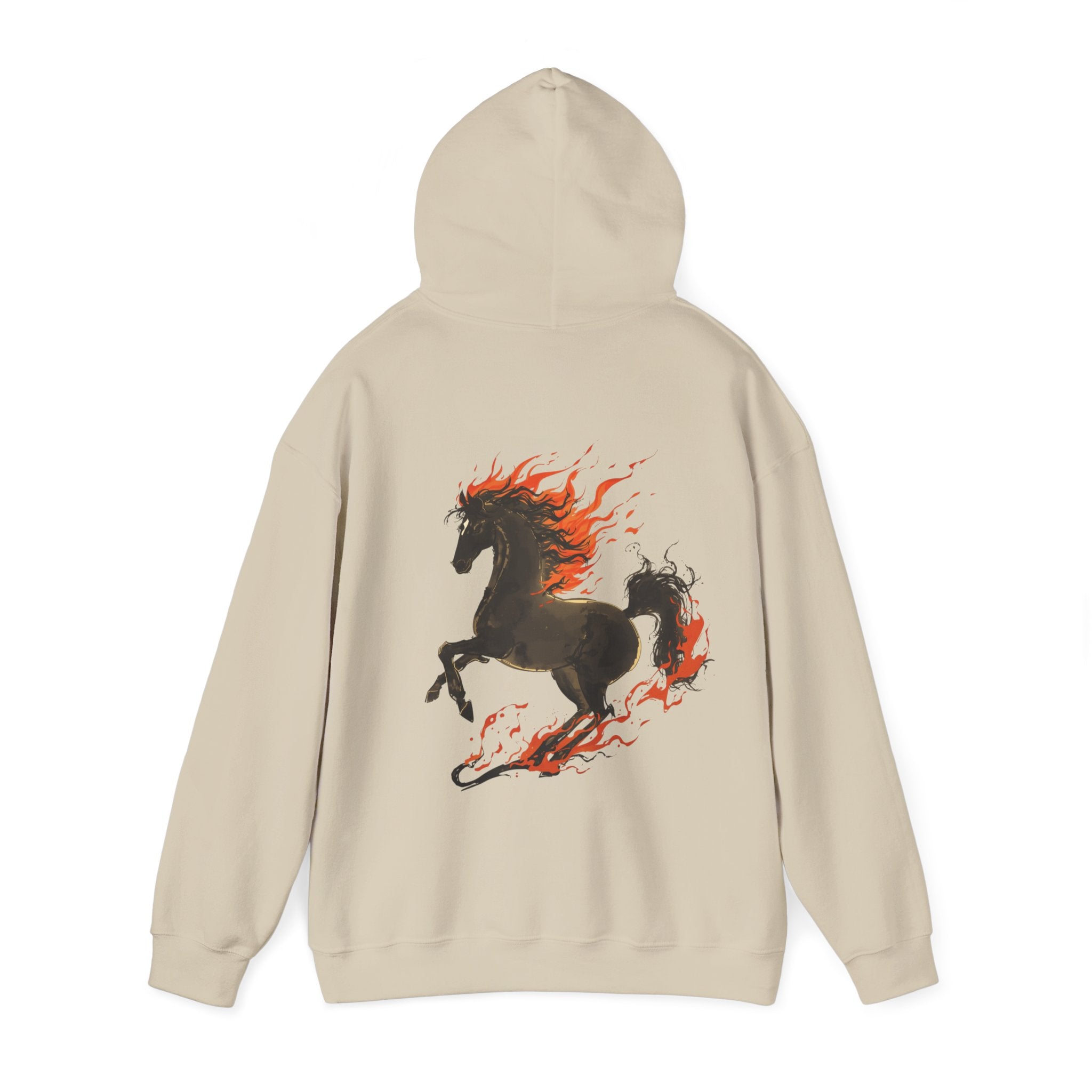 Cute "Elegant Fire Horse" Hoodie — Inspirational Sweatshirt