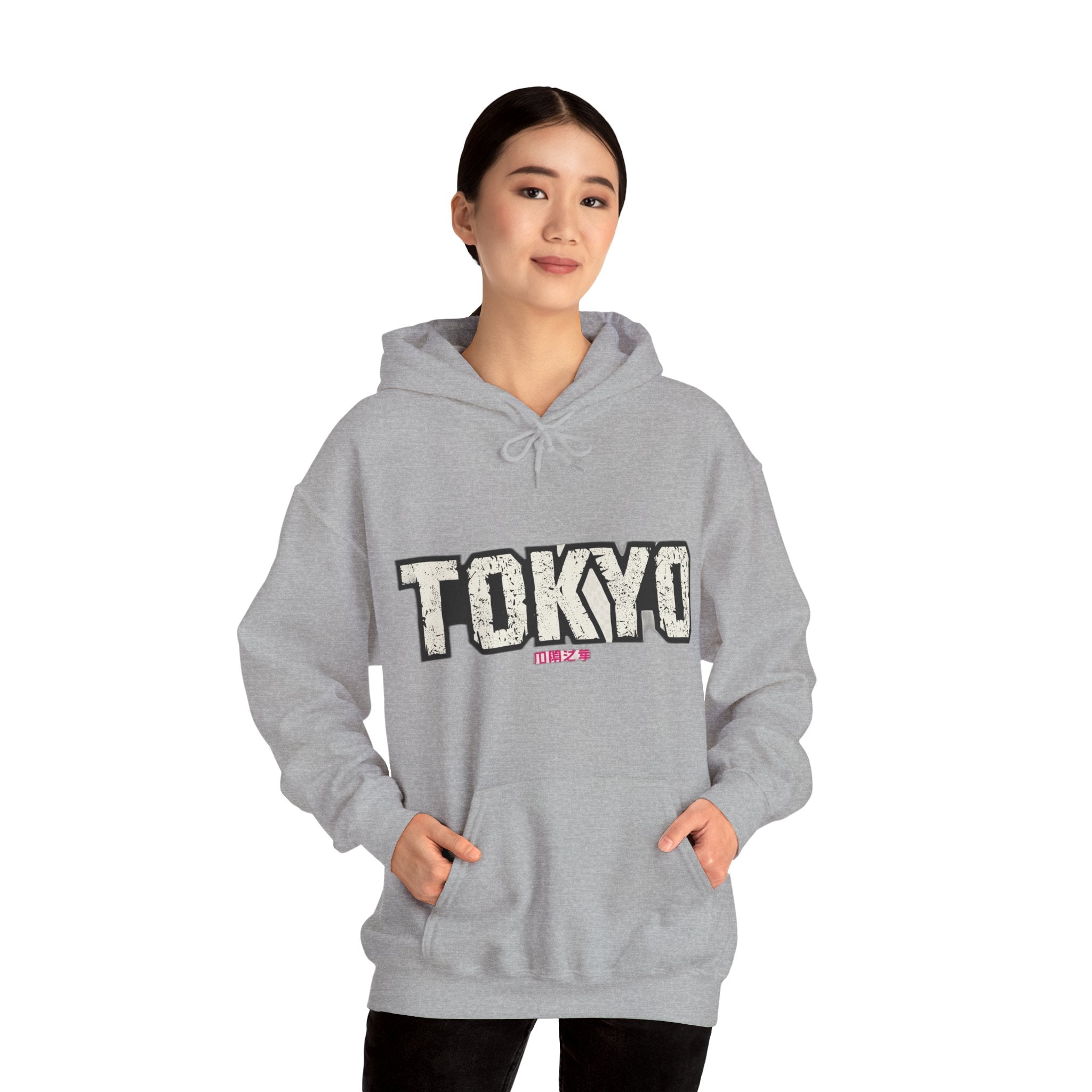 Unisex "Tokyo" Hoodie — Inspirational Katakana Sweatshirt