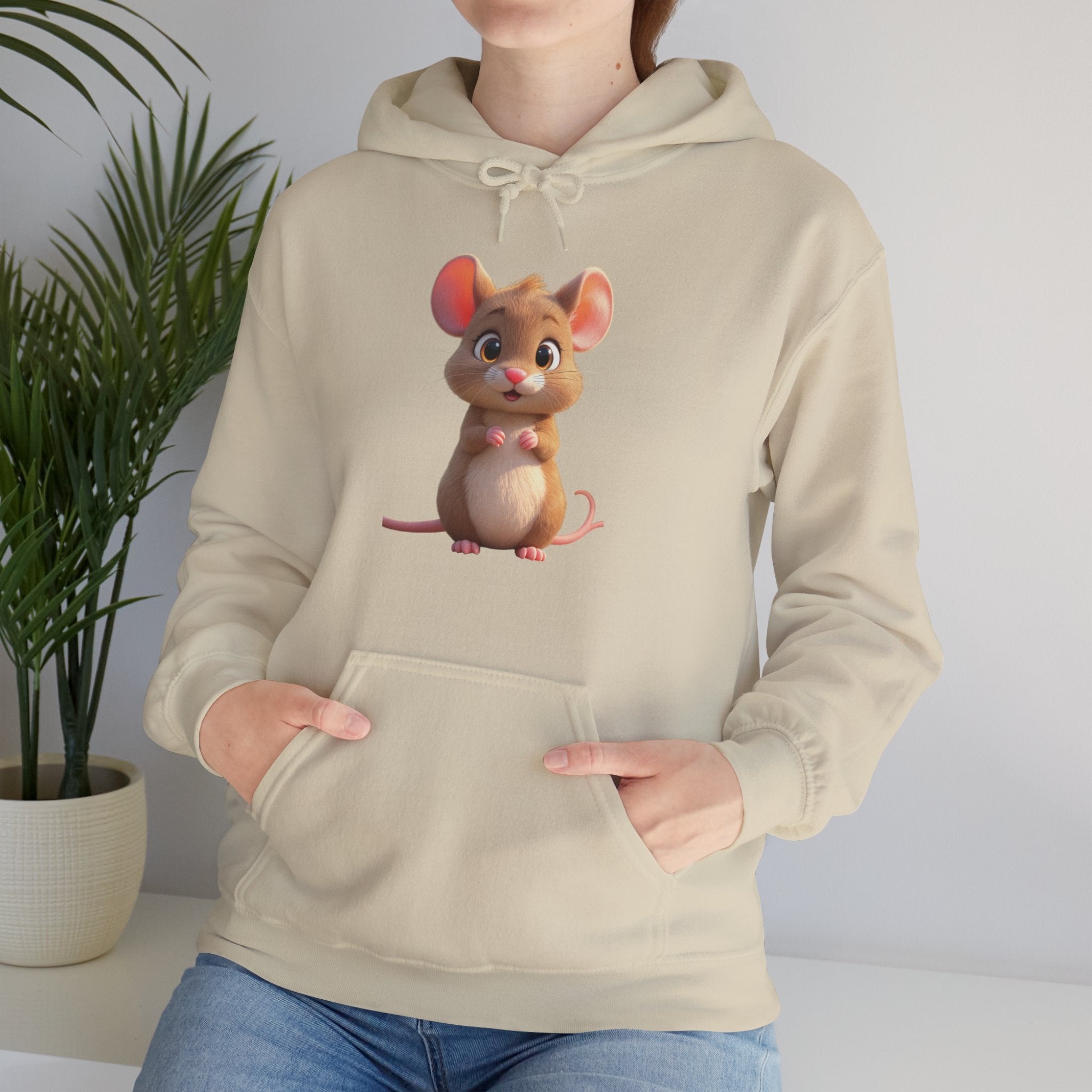 Cute "3D Mouse" Hoodie — Inspirational Sweatshirt