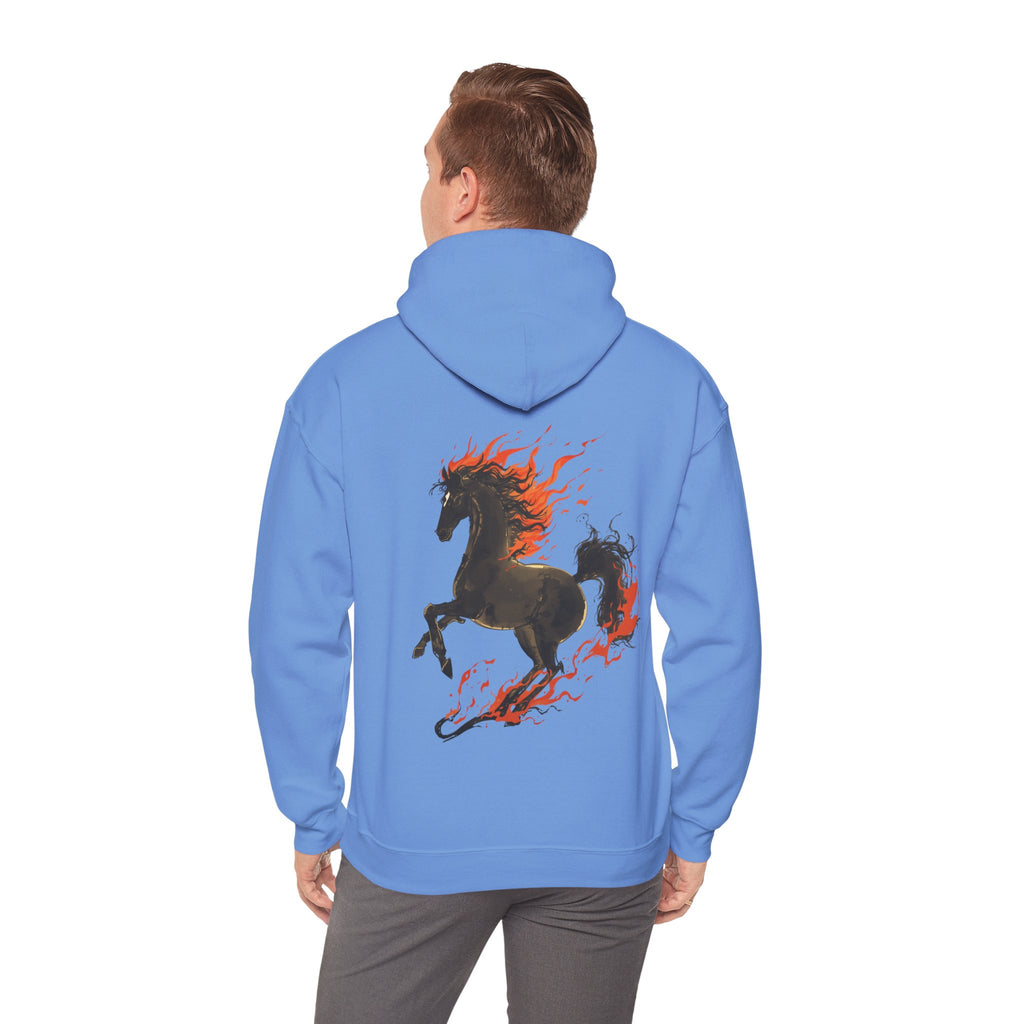 Cute "Elegant Fire Horse" Hoodie — Inspirational Sweatshirt