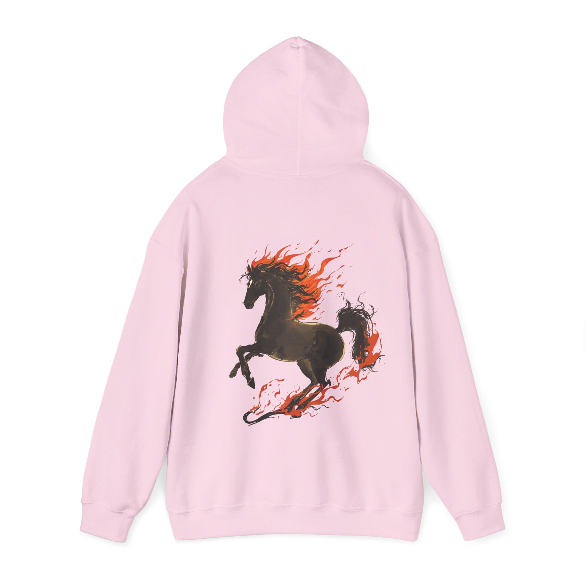 Cute "Elegant Fire Horse" Hoodie — Inspirational Sweatshirt