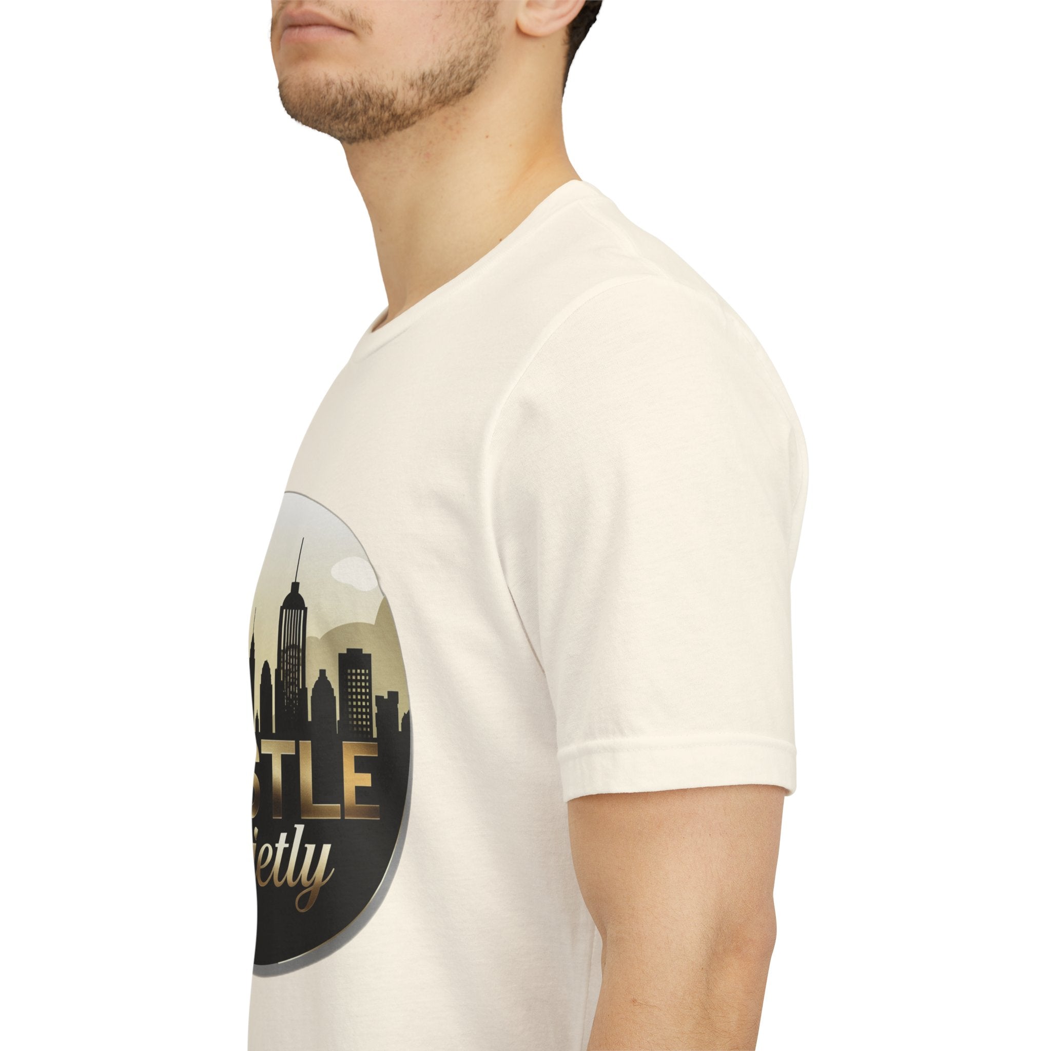 Bold HUSTLE QUIETLY Tee