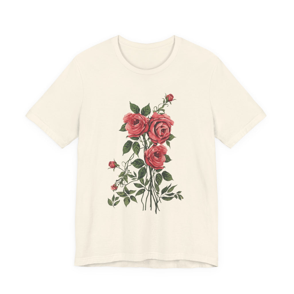 Roses Floral T-Shirt — Rose Bouquet Graphic Tee
