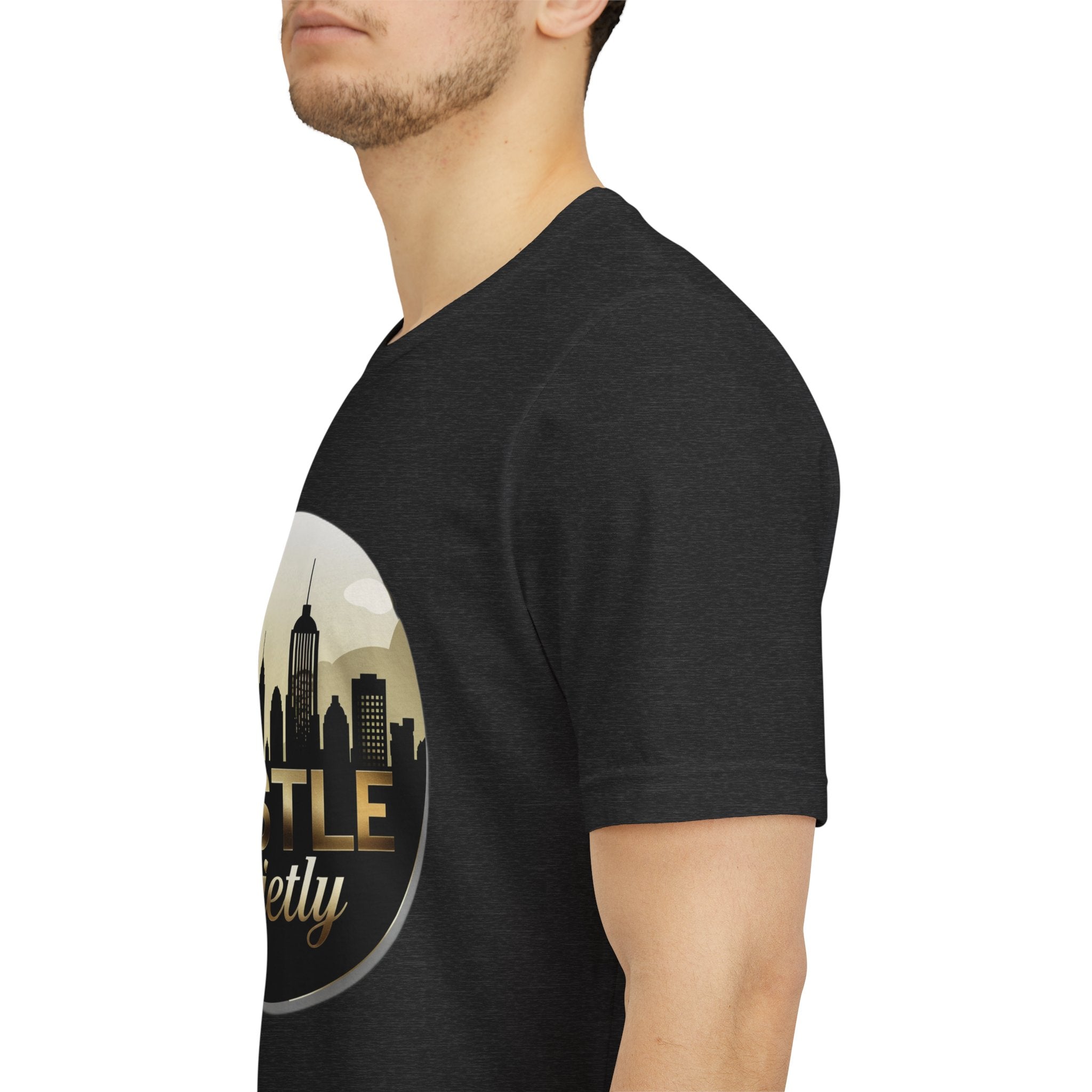 Bold HUSTLE QUIETLY Tee