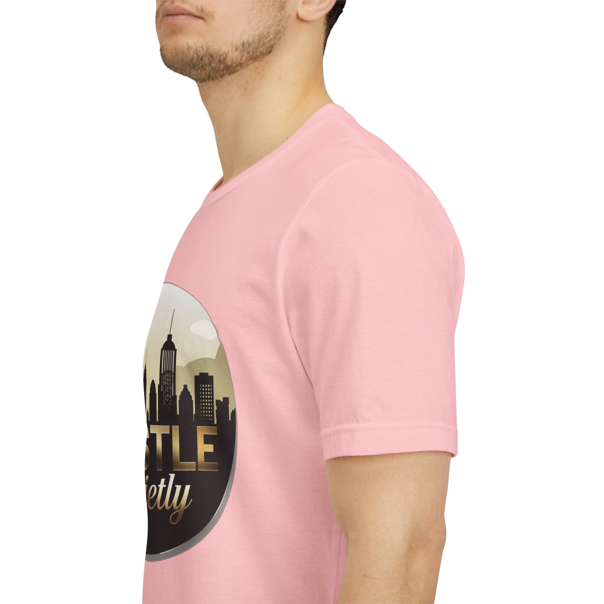 Bold HUSTLE QUIETLY Tee