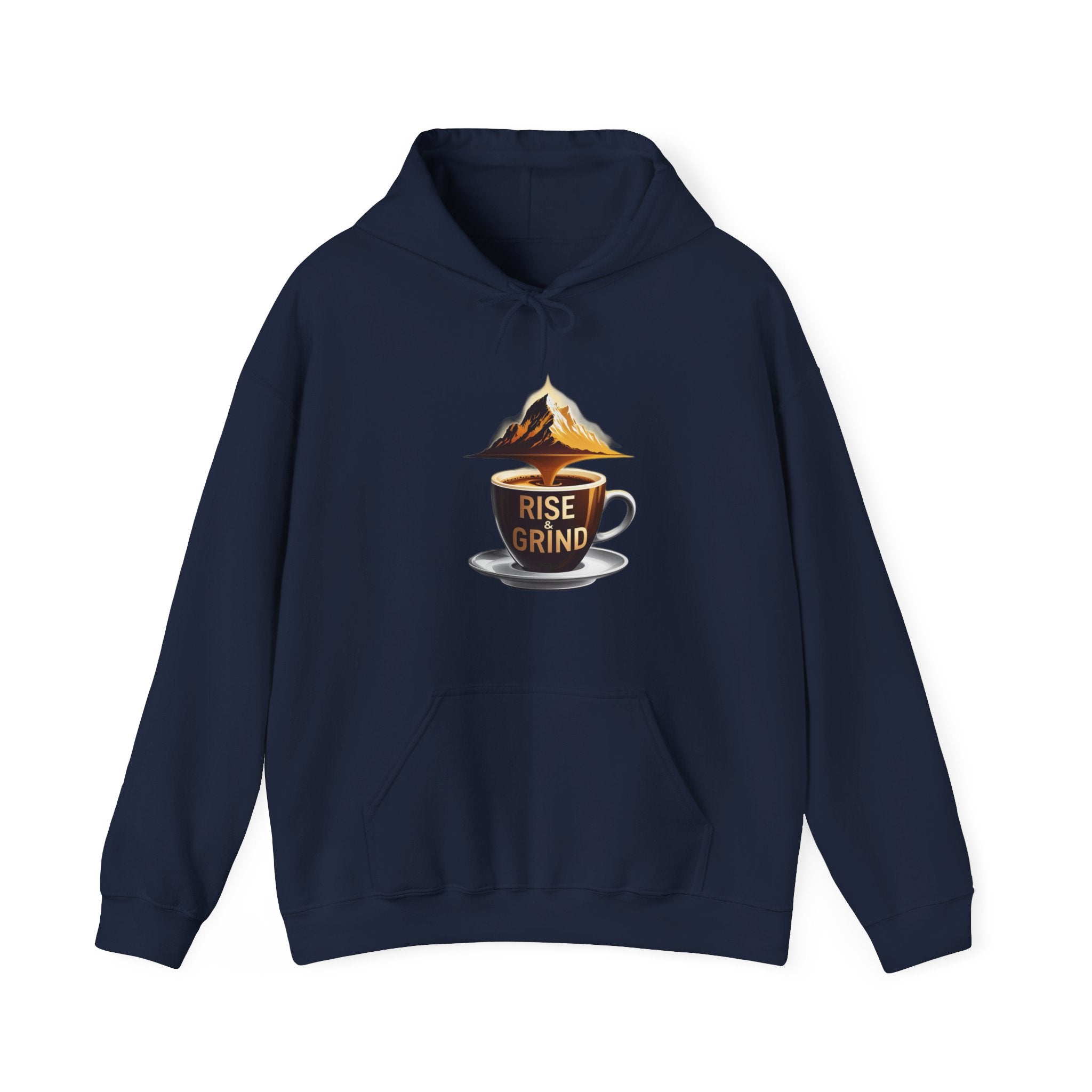 Cute "Rise and Grind" Hoodie — Inspirational Sweatshirt