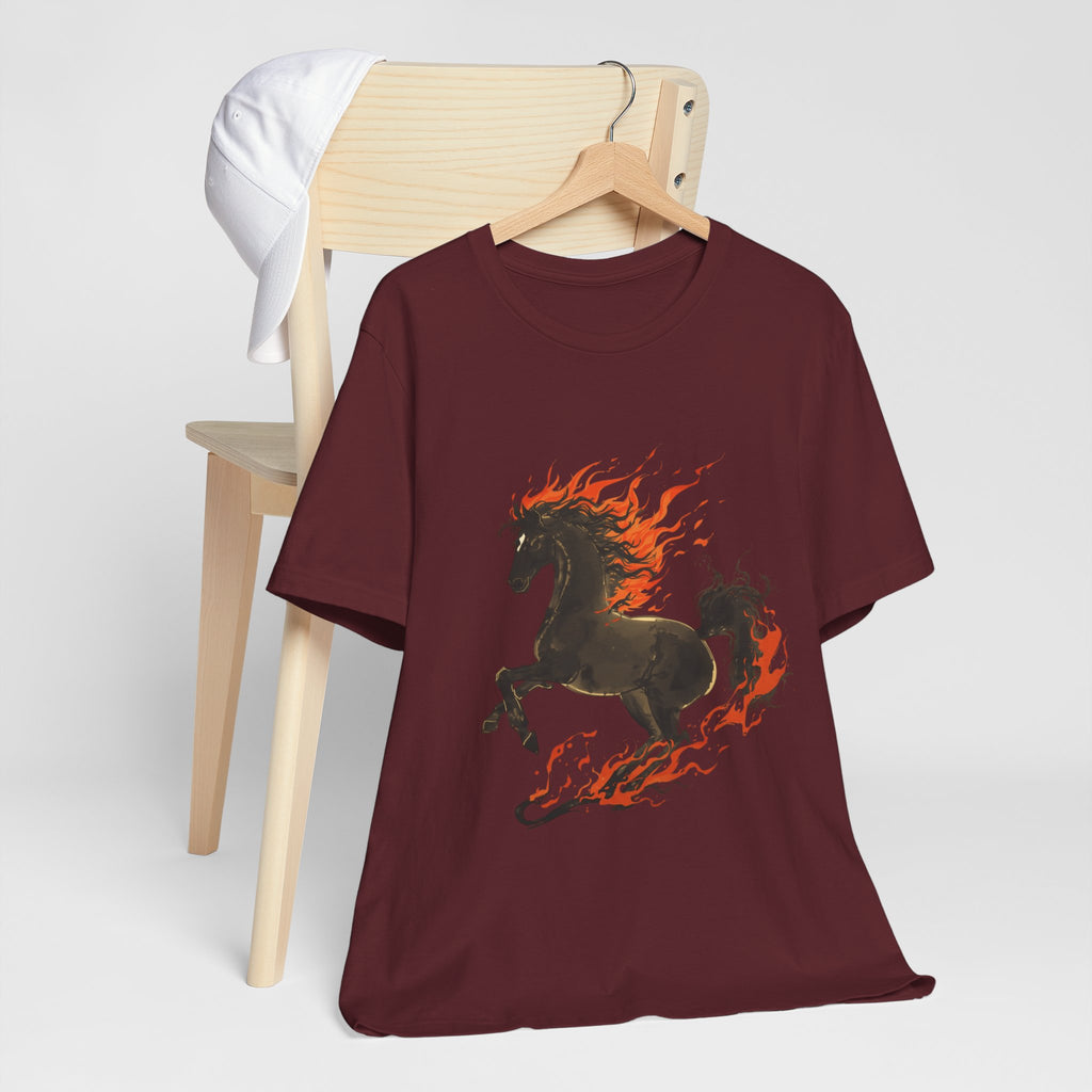Unisex Majestic Fire Horse Tee