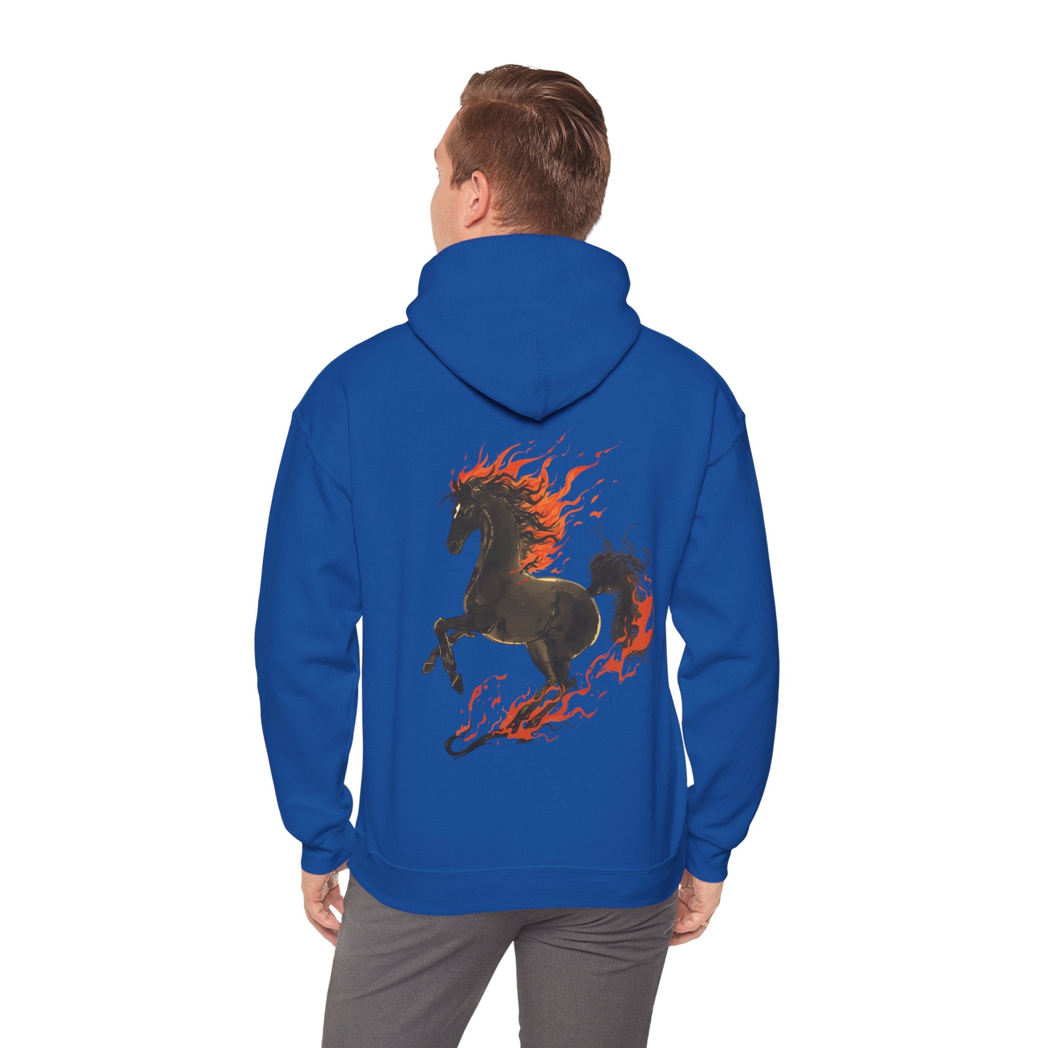 Cute "Elegant Fire Horse" Hoodie — Inspirational Sweatshirt