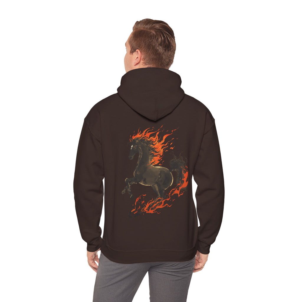 Cute "Elegant Fire Horse" Hoodie — Inspirational Sweatshirt