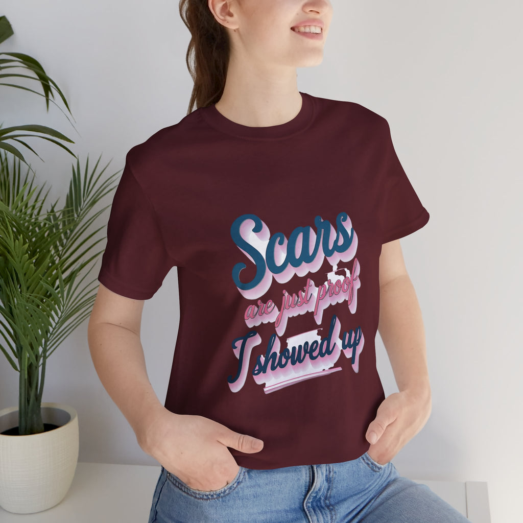 Cute Unisex "I Showed Up" Tee