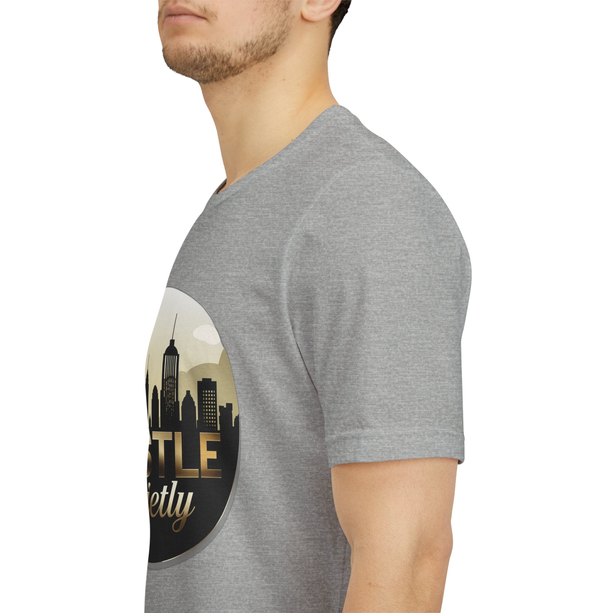 Bold HUSTLE QUIETLY Tee