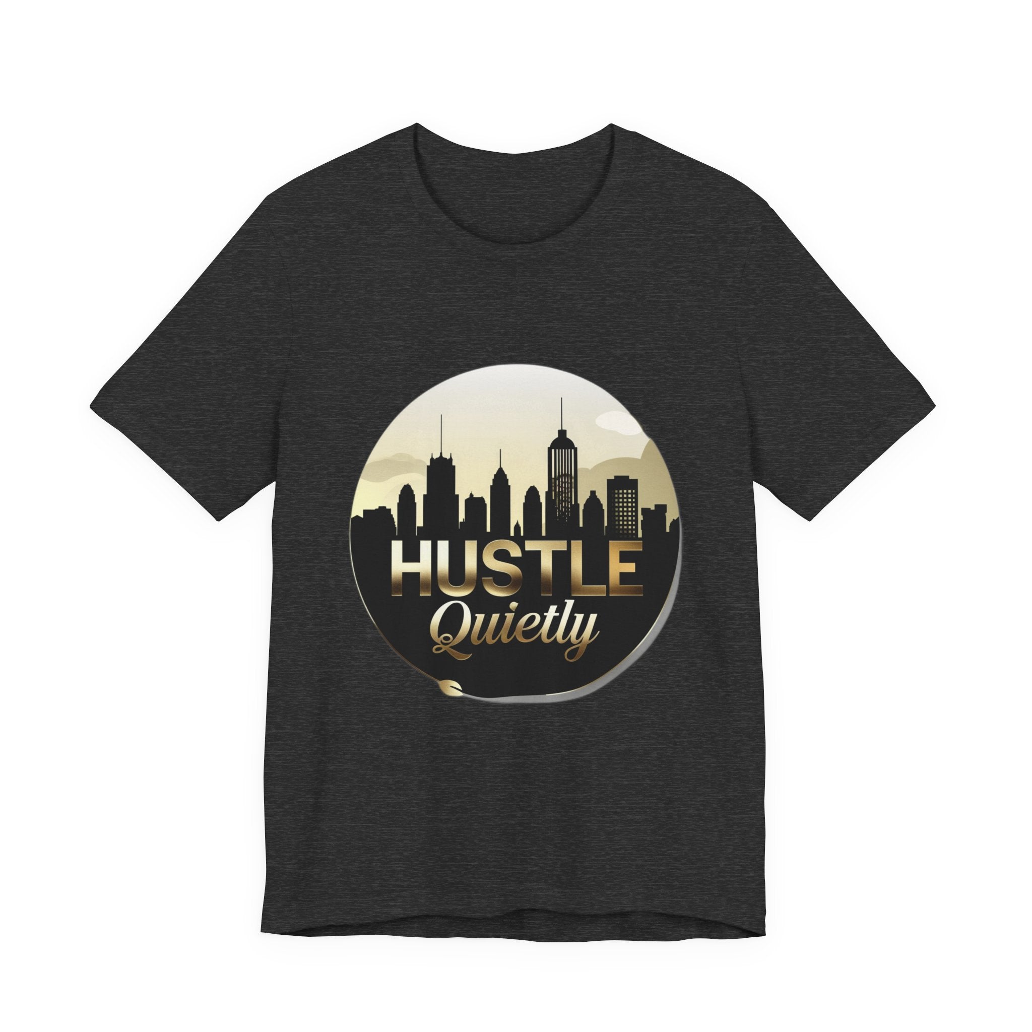 Bold HUSTLE QUIETLY Tee