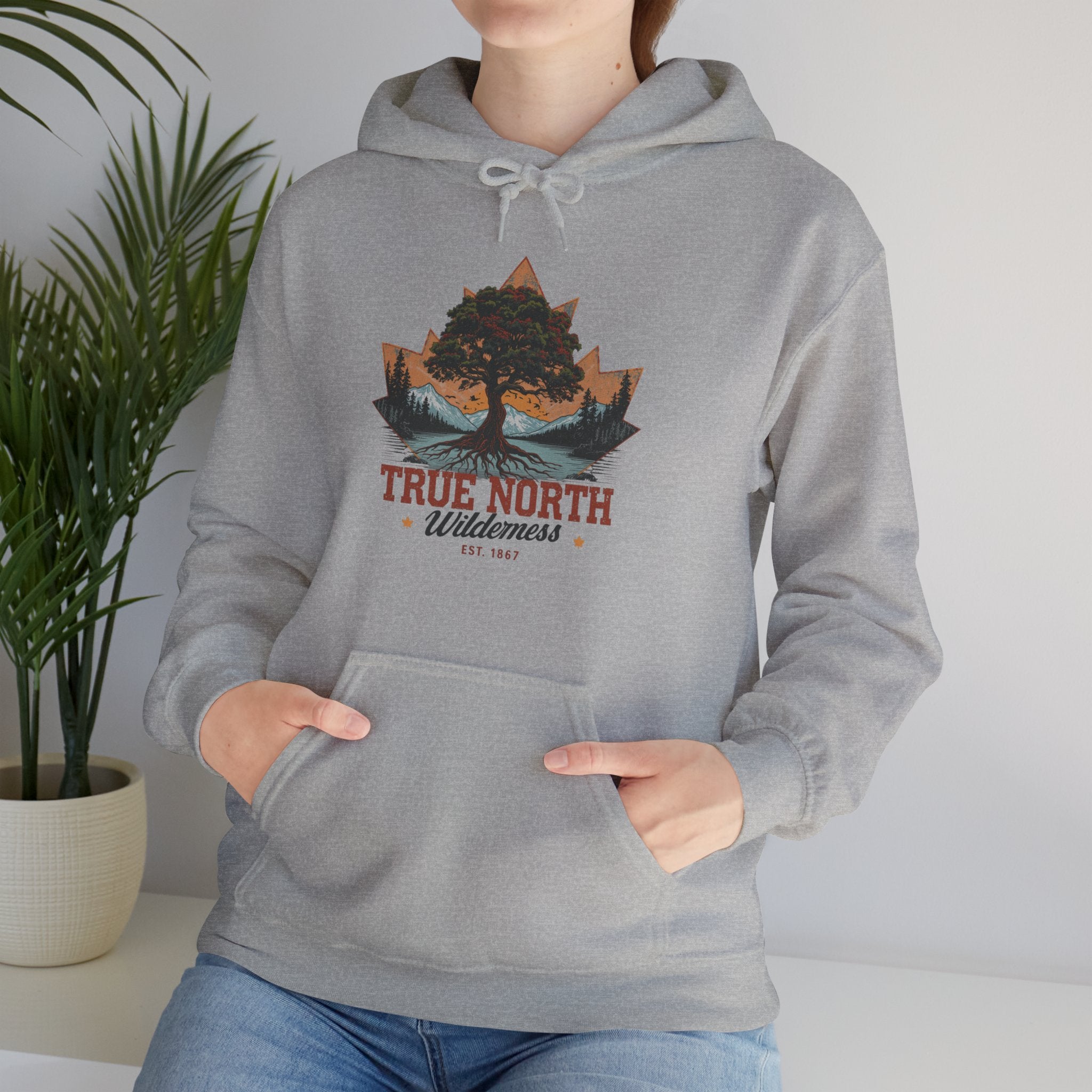 Cute "True North" Hoodie — Inspirational Sweatshirt