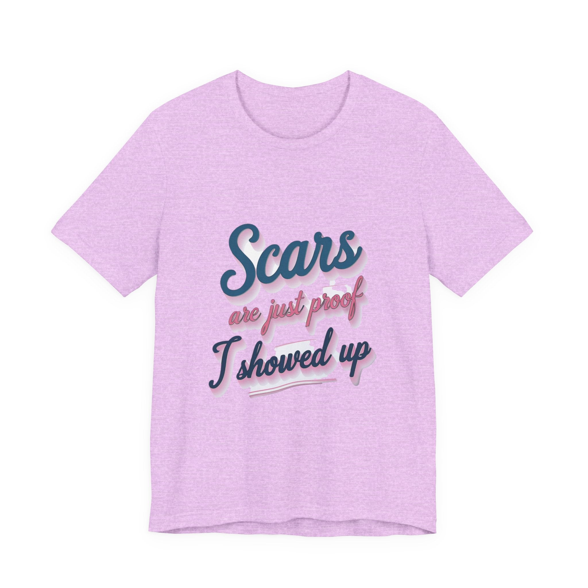 Cute Unisex "I Showed Up" Tee