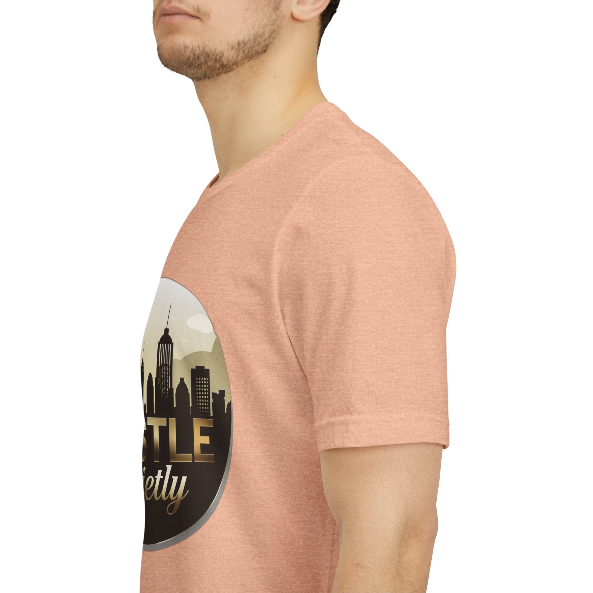 Bold HUSTLE QUIETLY Tee