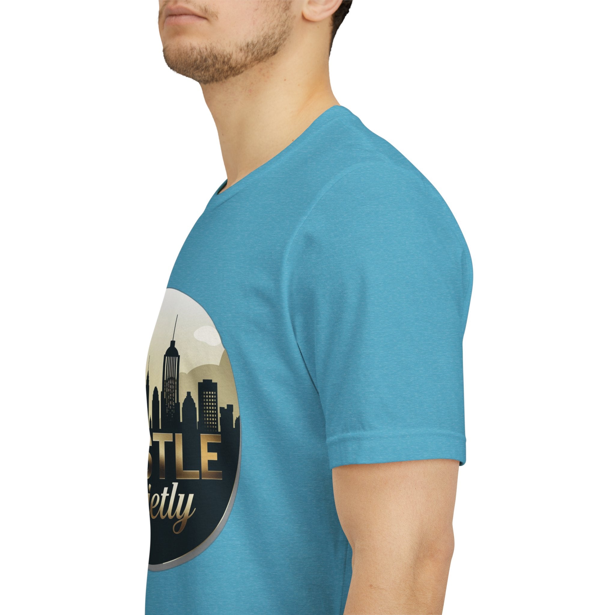 Bold HUSTLE QUIETLY Tee