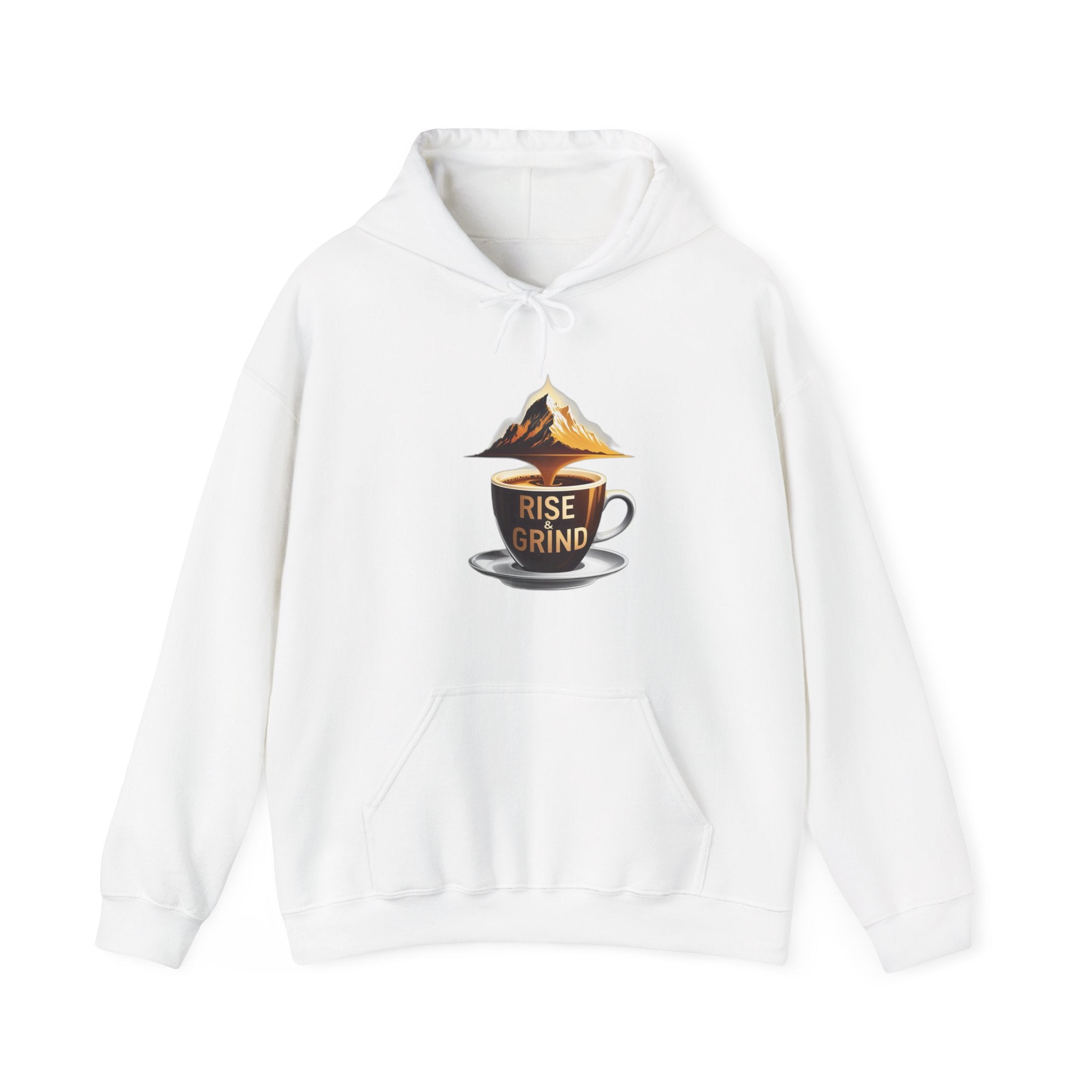 Cute "Rise and Grind" Hoodie — Inspirational Sweatshirt