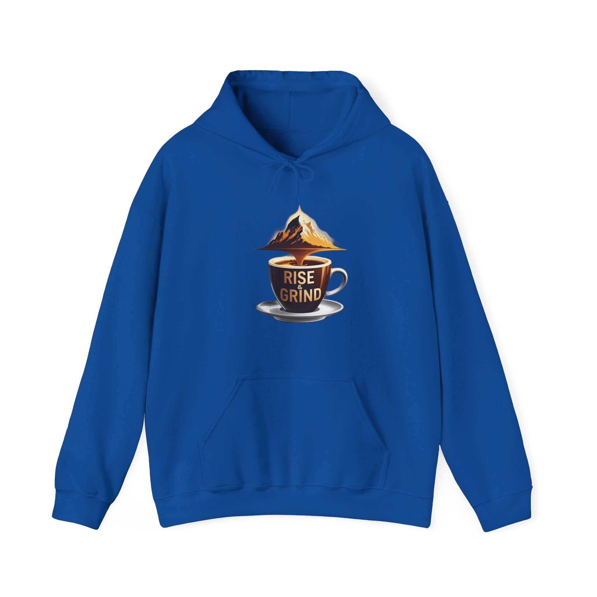 Cute "Rise and Grind" Hoodie — Inspirational Sweatshirt