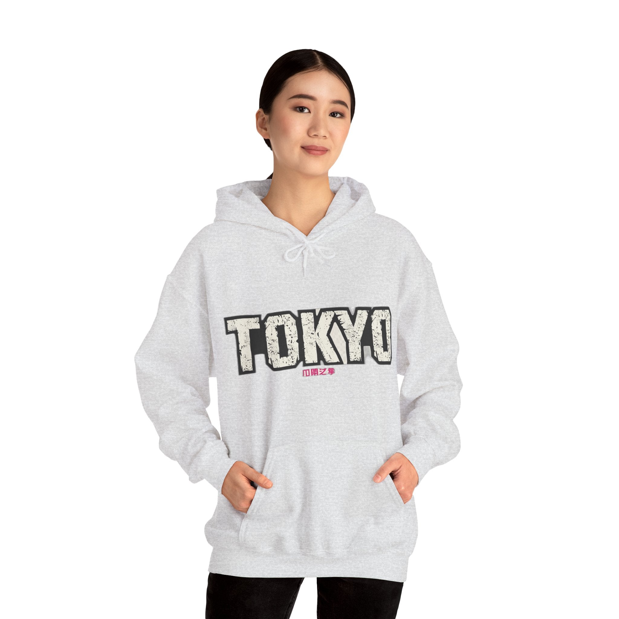Unisex "Tokyo" Hoodie — Inspirational Katakana Sweatshirt
