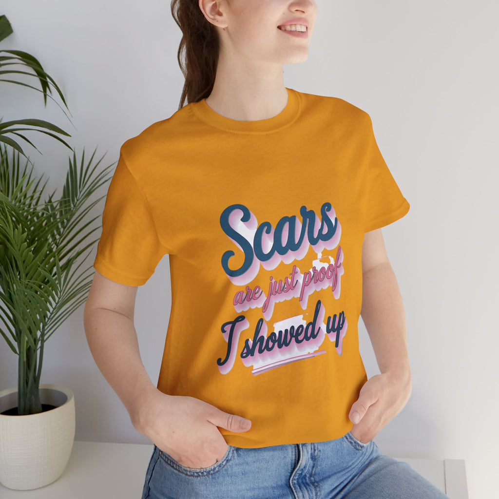 Cute Unisex "I Showed Up" Tee
