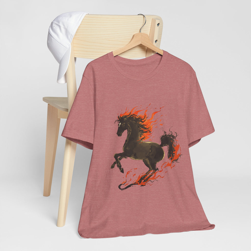 Unisex Majestic Fire Horse Tee