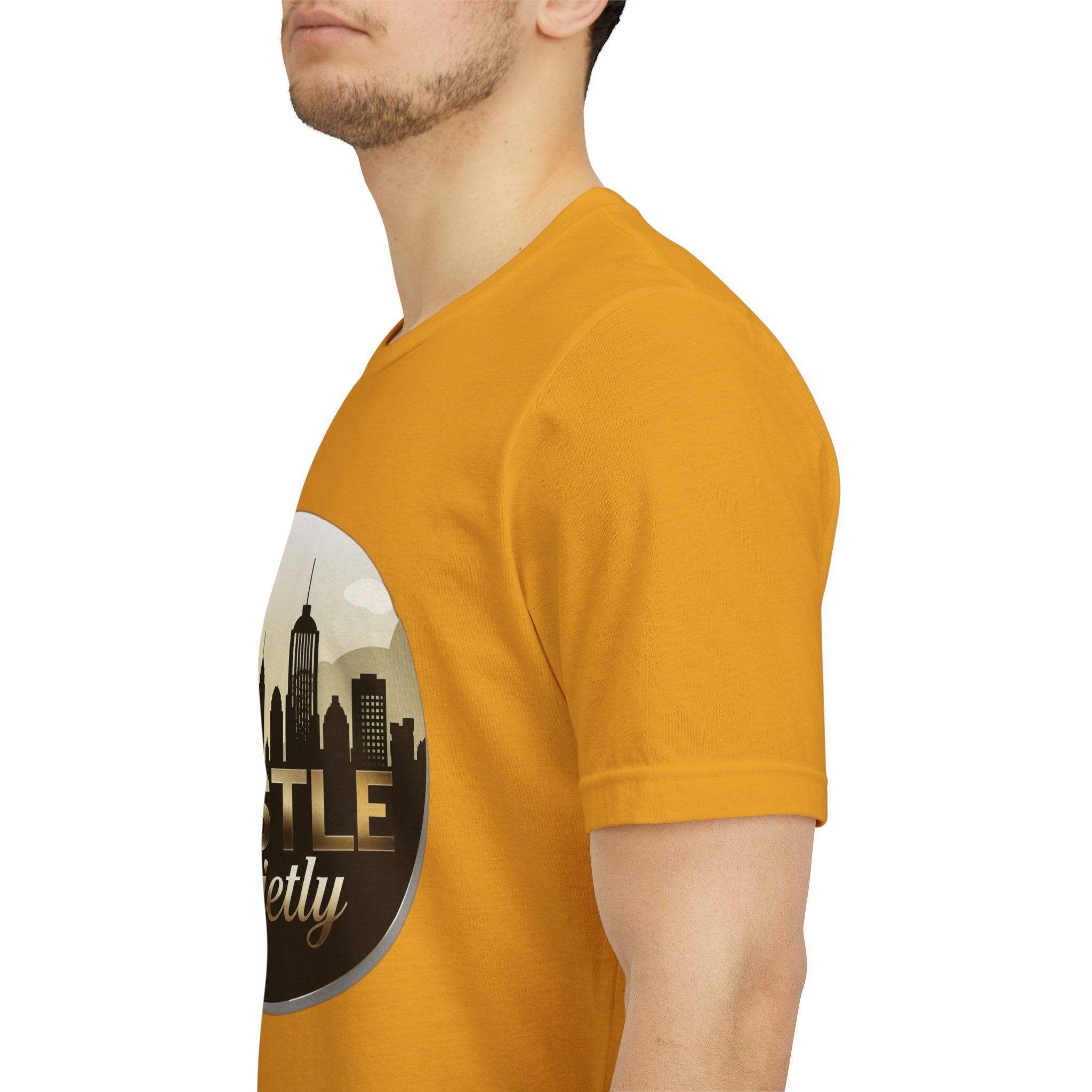 Bold HUSTLE QUIETLY Tee