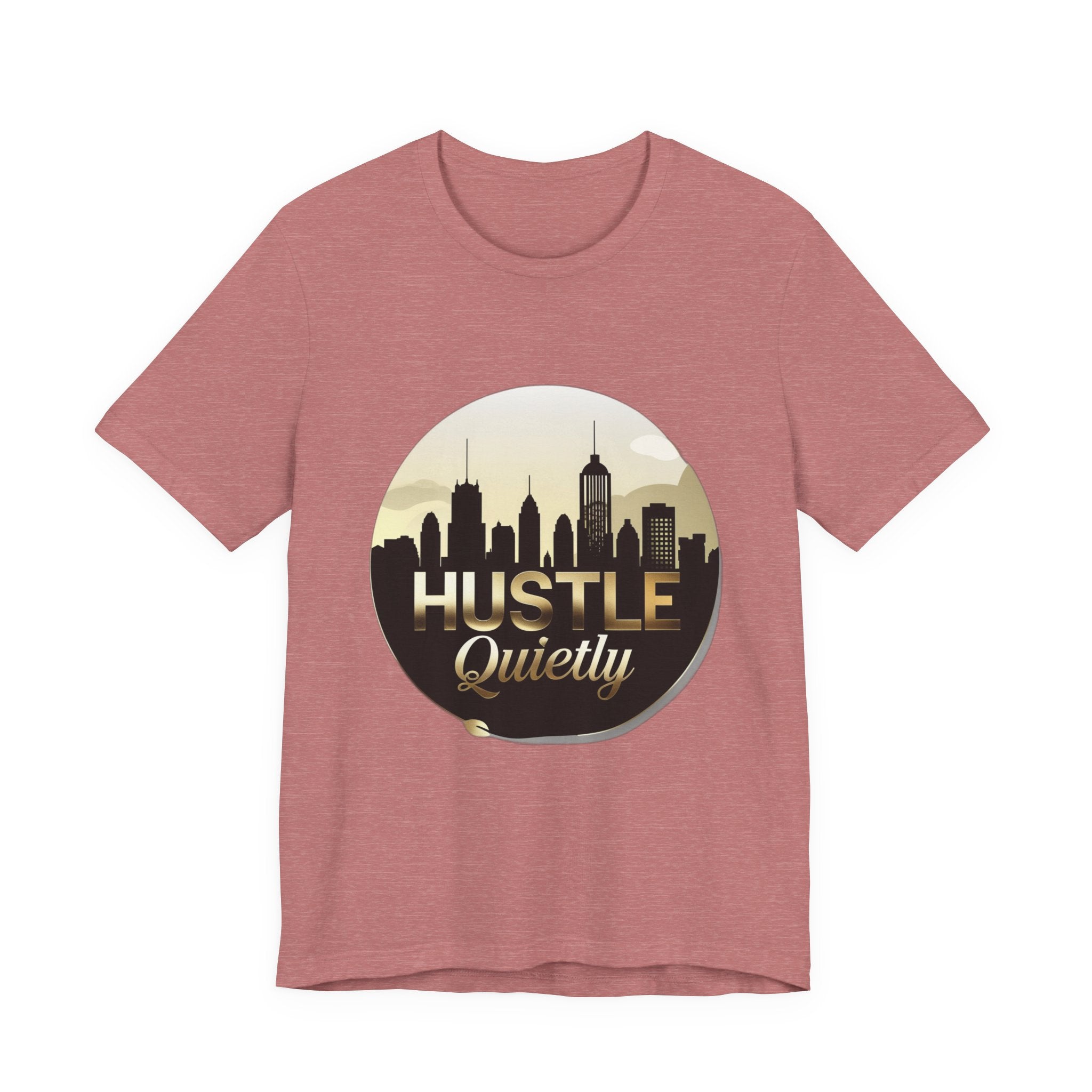 Bold HUSTLE QUIETLY Tee
