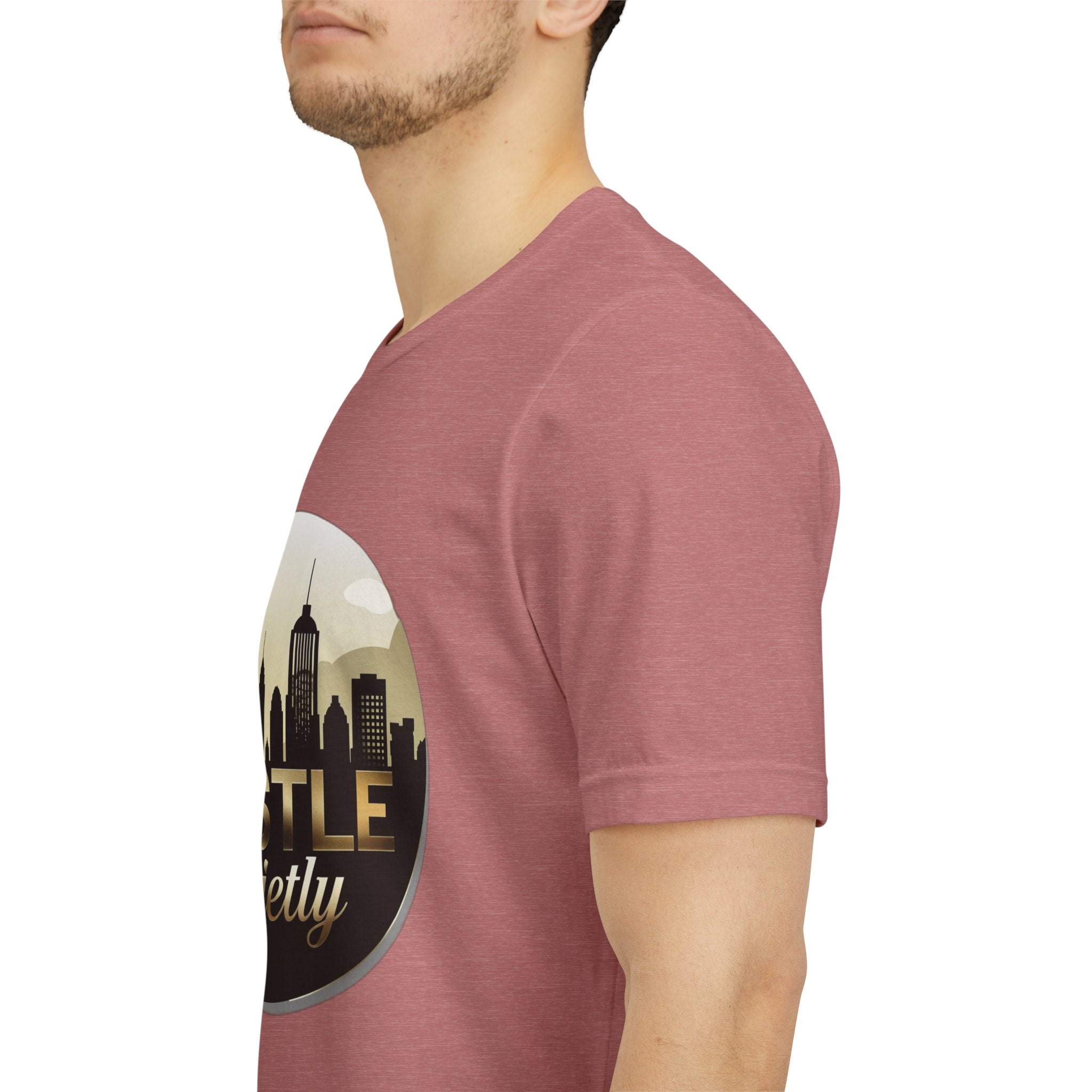 Bold HUSTLE QUIETLY Tee