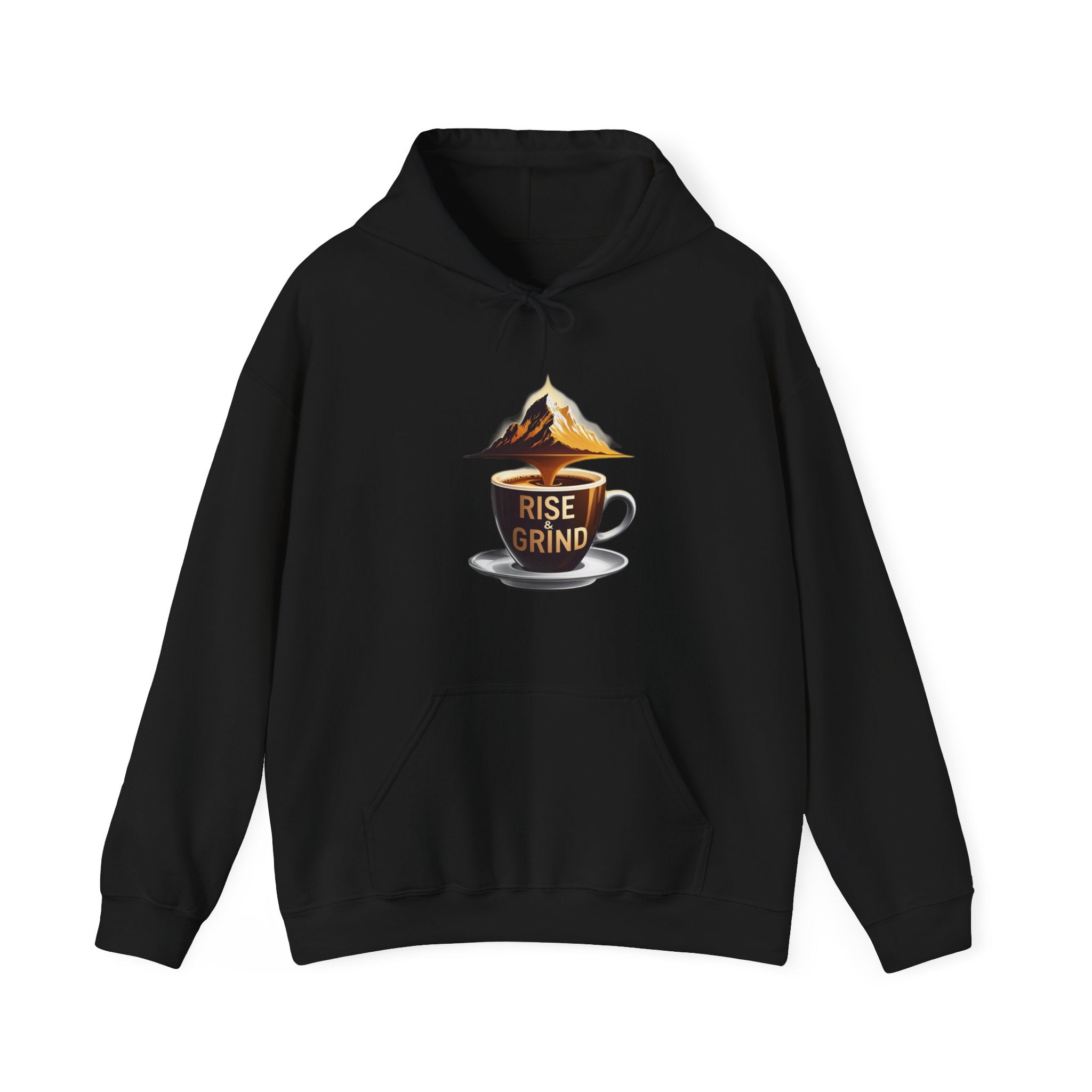 Cute "Rise and Grind" Hoodie — Inspirational Sweatshirt