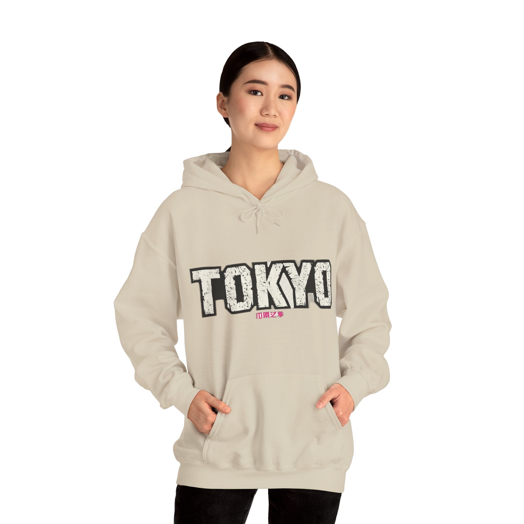 Unisex "Tokyo" Hoodie — Inspirational Katakana Sweatshirt