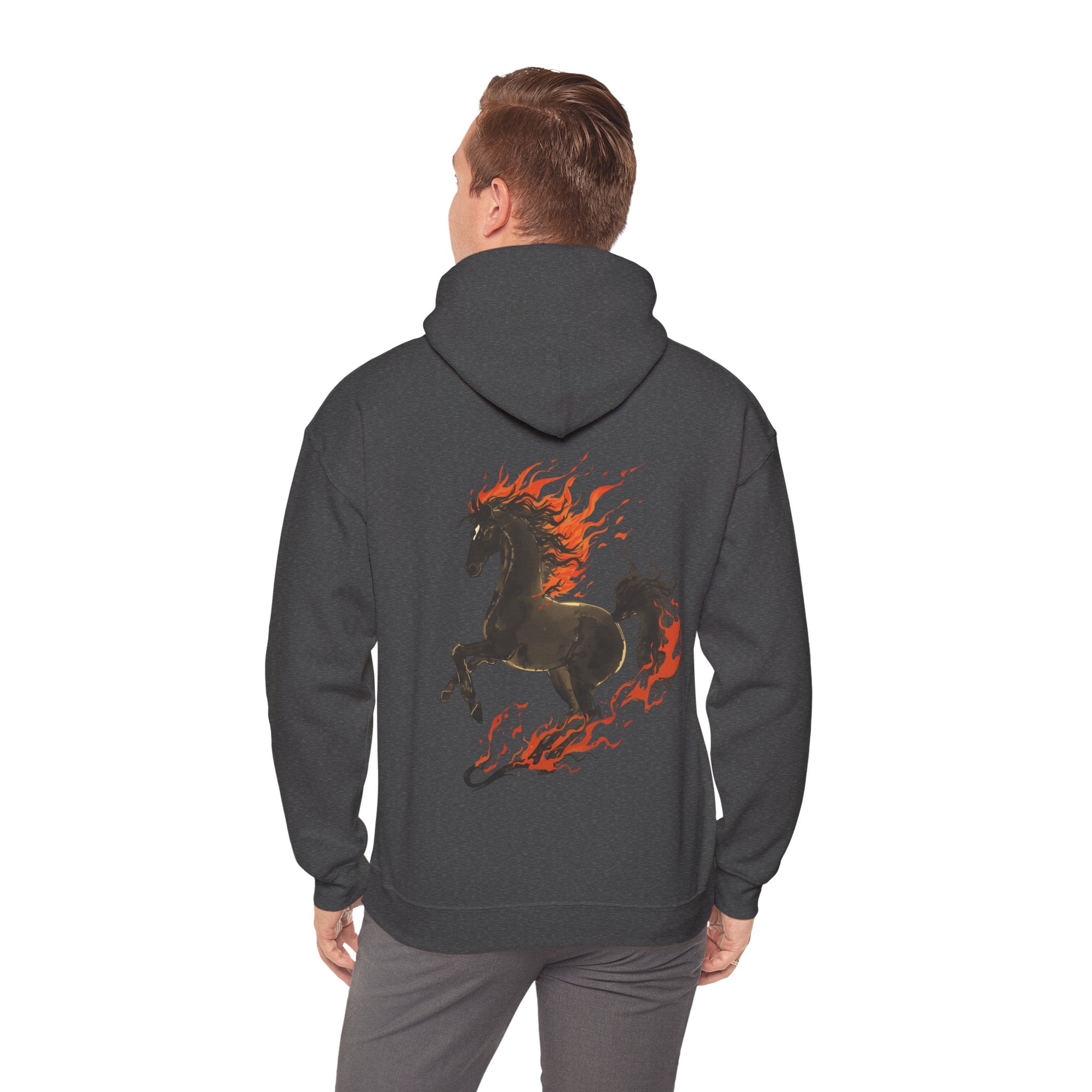 Cute "Elegant Fire Horse" Hoodie — Inspirational Sweatshirt