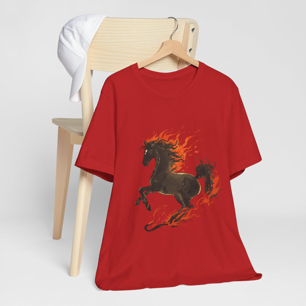 Unisex Majestic Fire Horse Tee